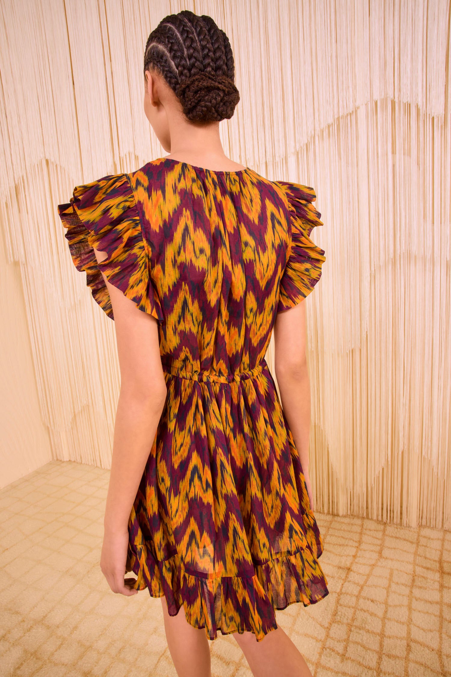 Kalina Mini Dress Coverup - Terra