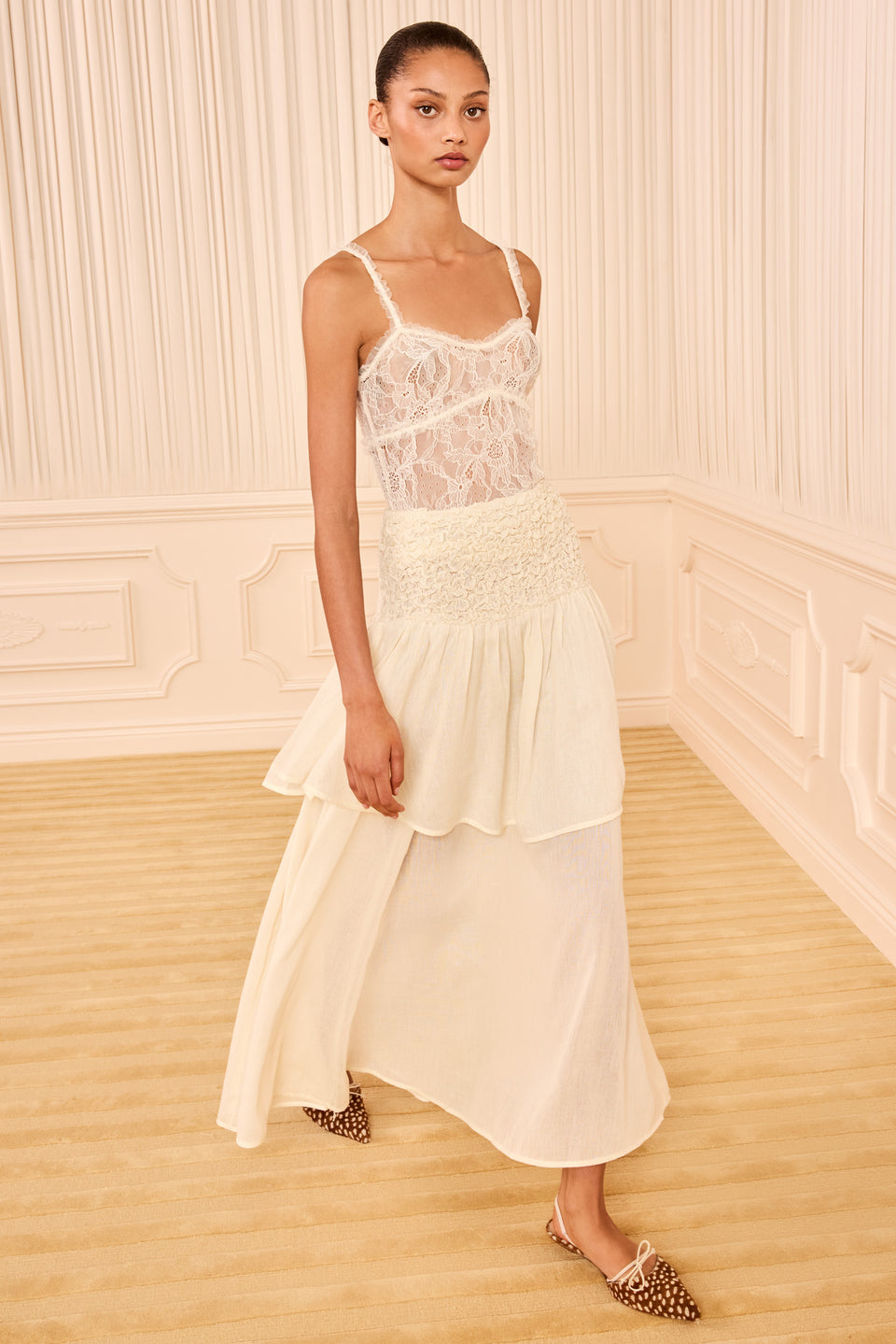 Kassandra Midi Skirt - Cowrie