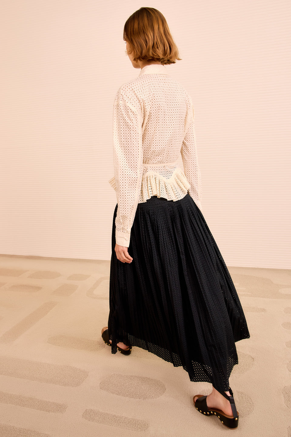 Kelila Button Up Blouse with Belt - Cowrie