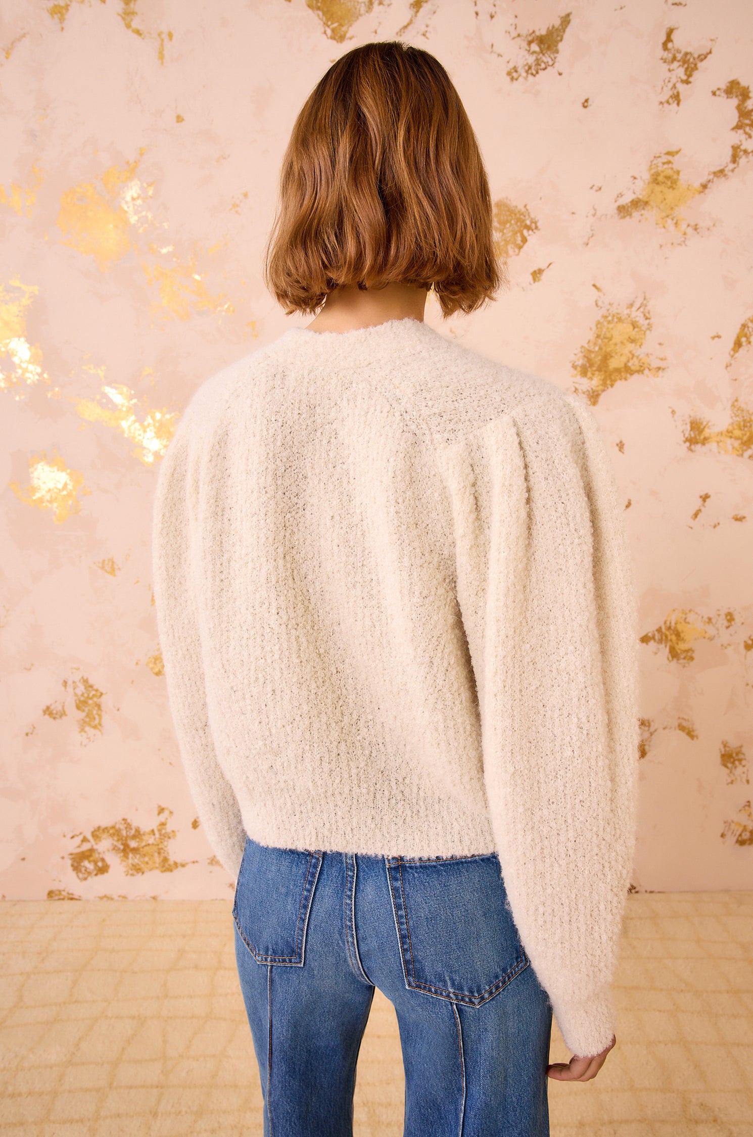 Kira Alpaca Cardigan - Cowrie