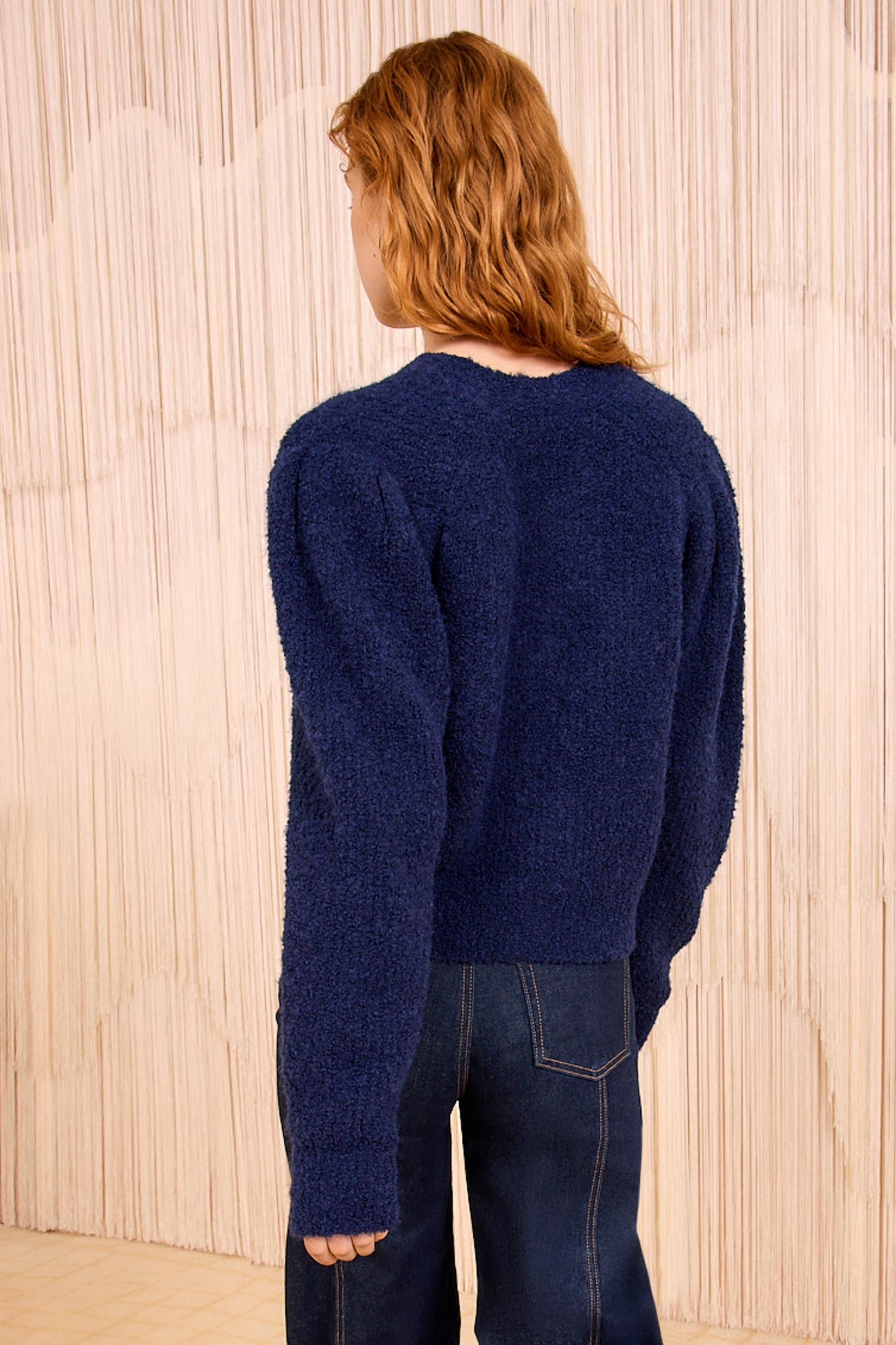 Kira Alpaca Cardigan - Midnight