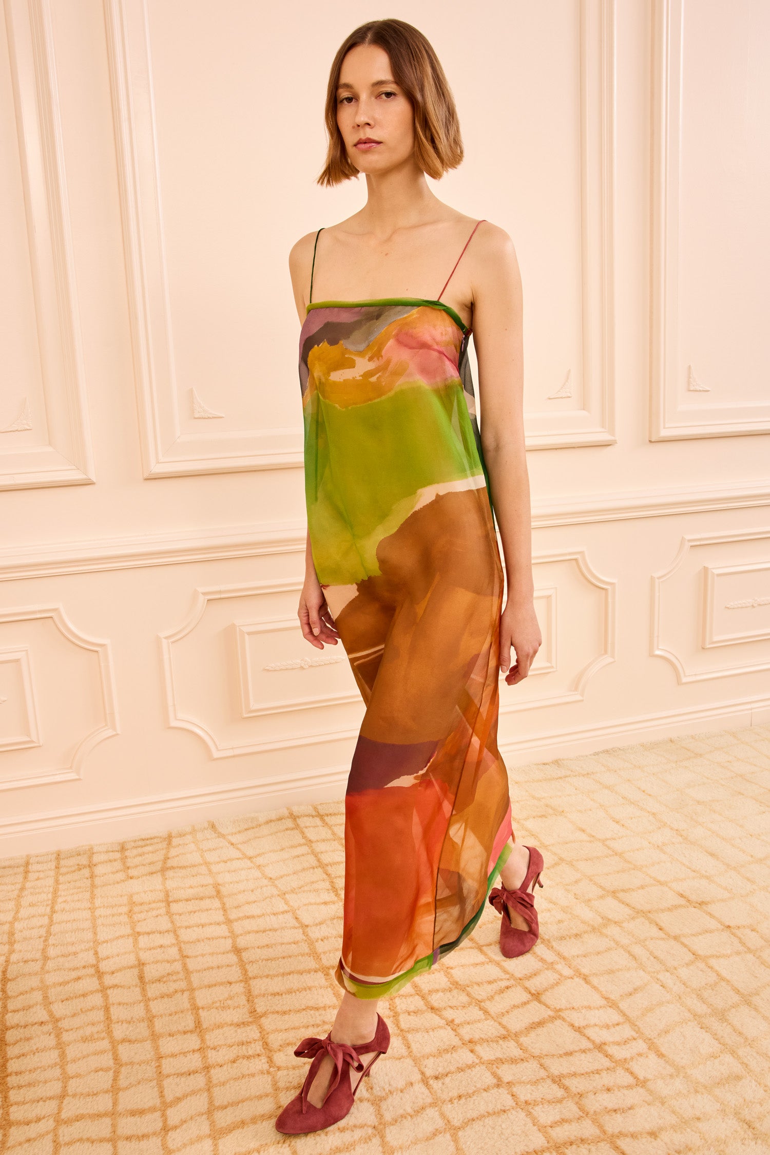 Ulla Johnson Landscape SL Organza Dress - Nature Abhors A Vacuum