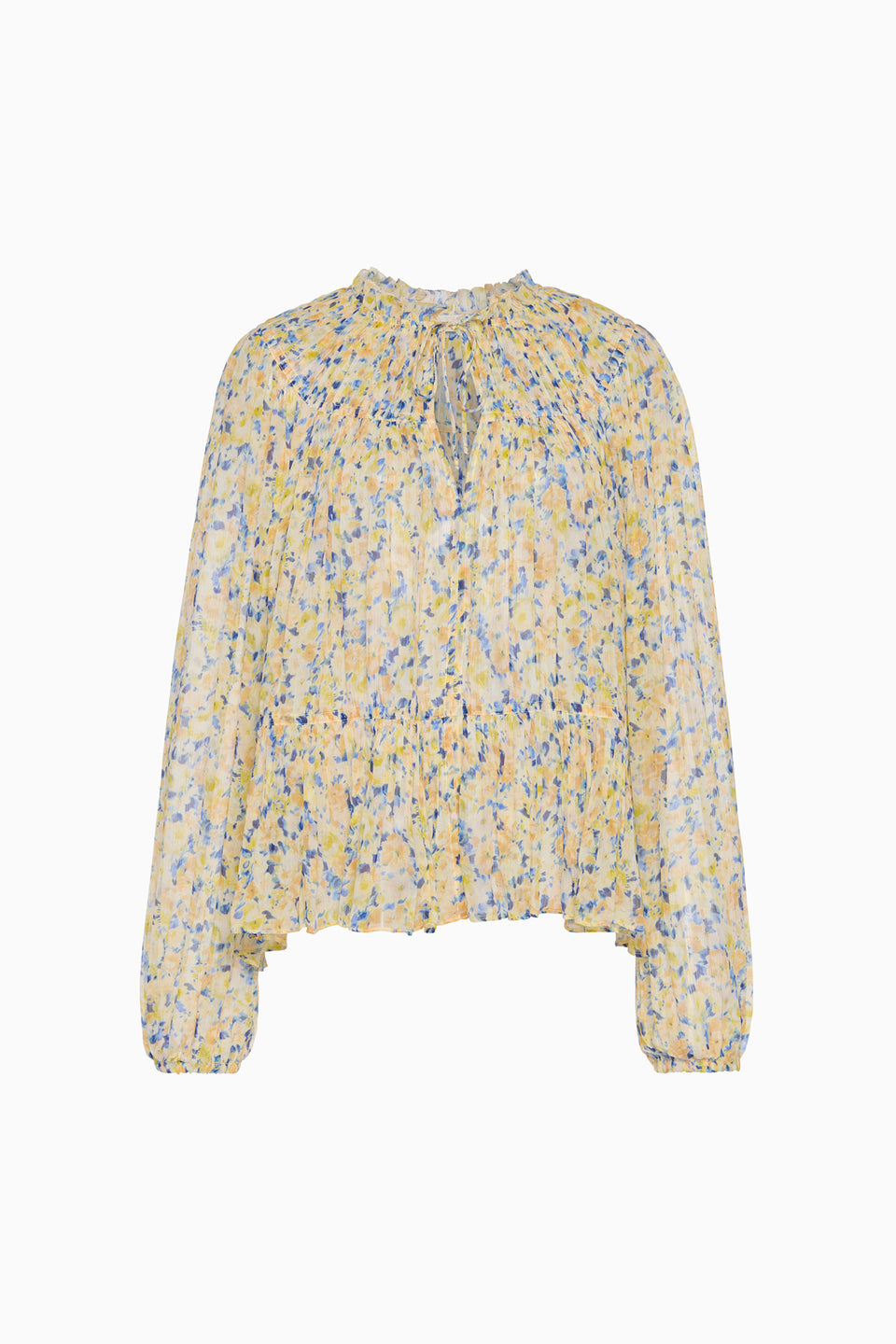 Leandra Silk Blouse - Daffodil