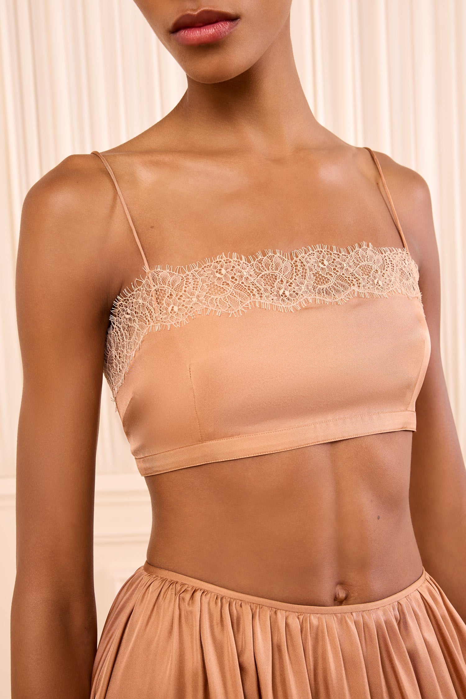 Leiko Lace Bralette - Macaroon