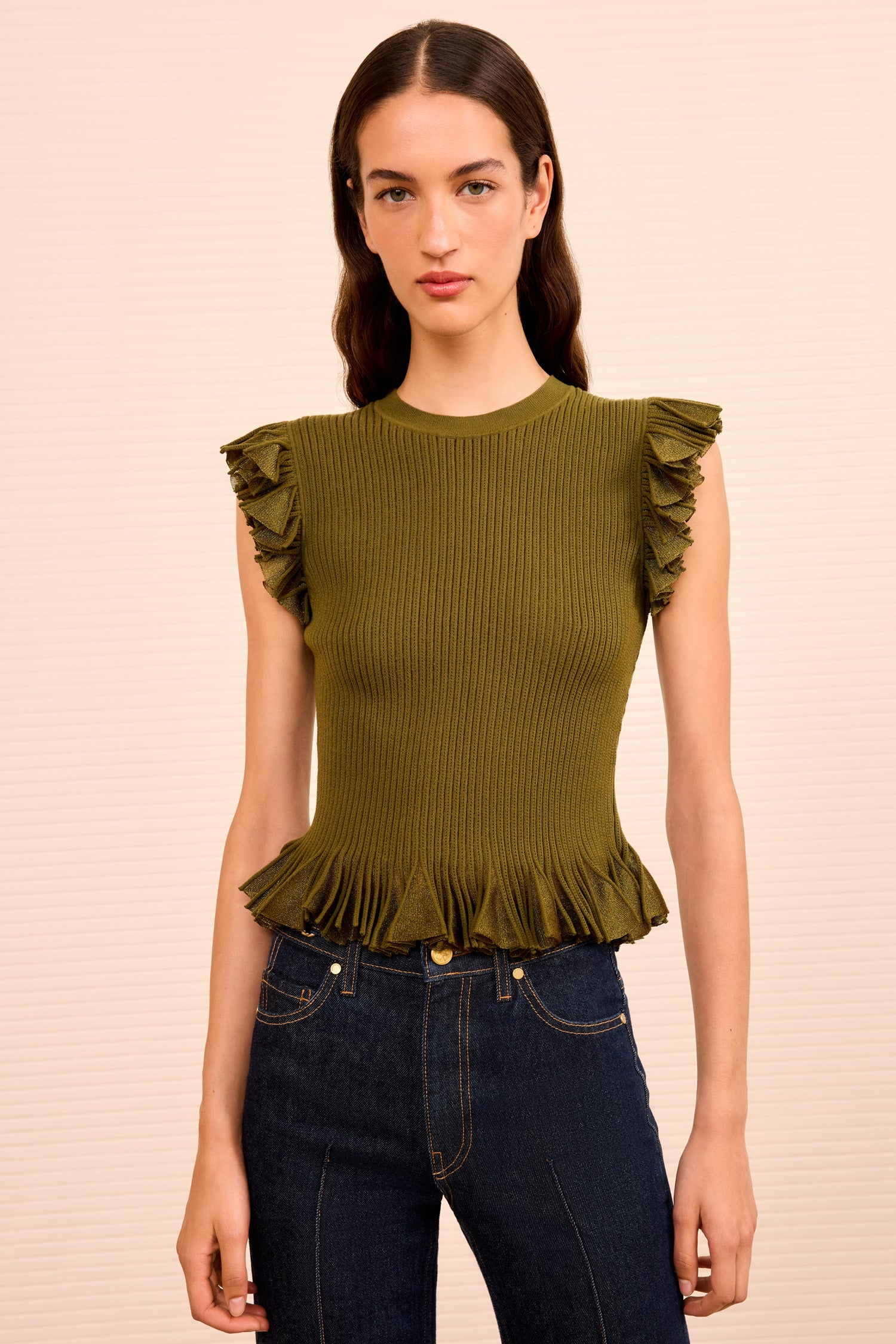 Leila Top - Olive - Ulla Johnson