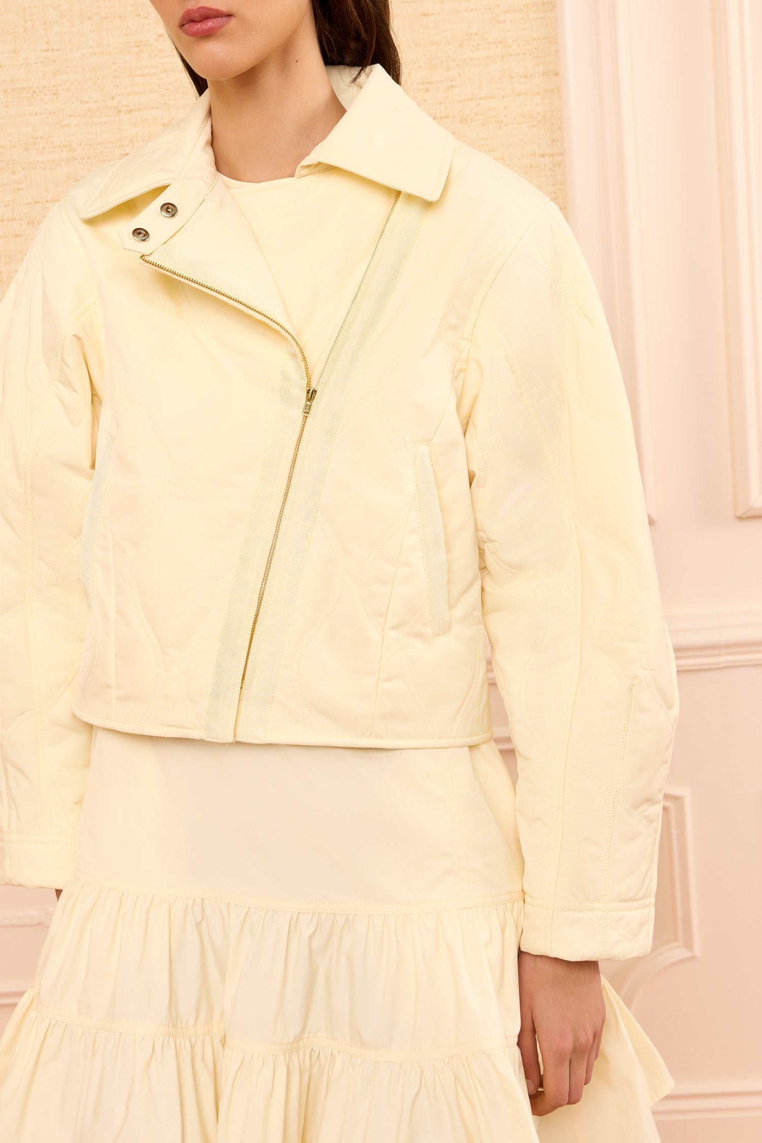 Ulla Johnson Leonie Quilted Jacket - Butter