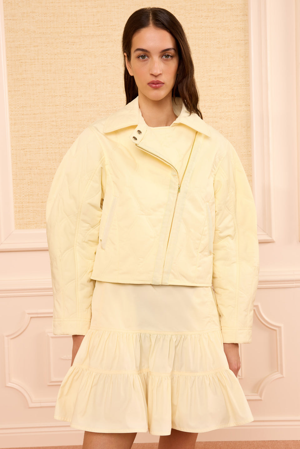Leonie Quilted Jacket - Butter