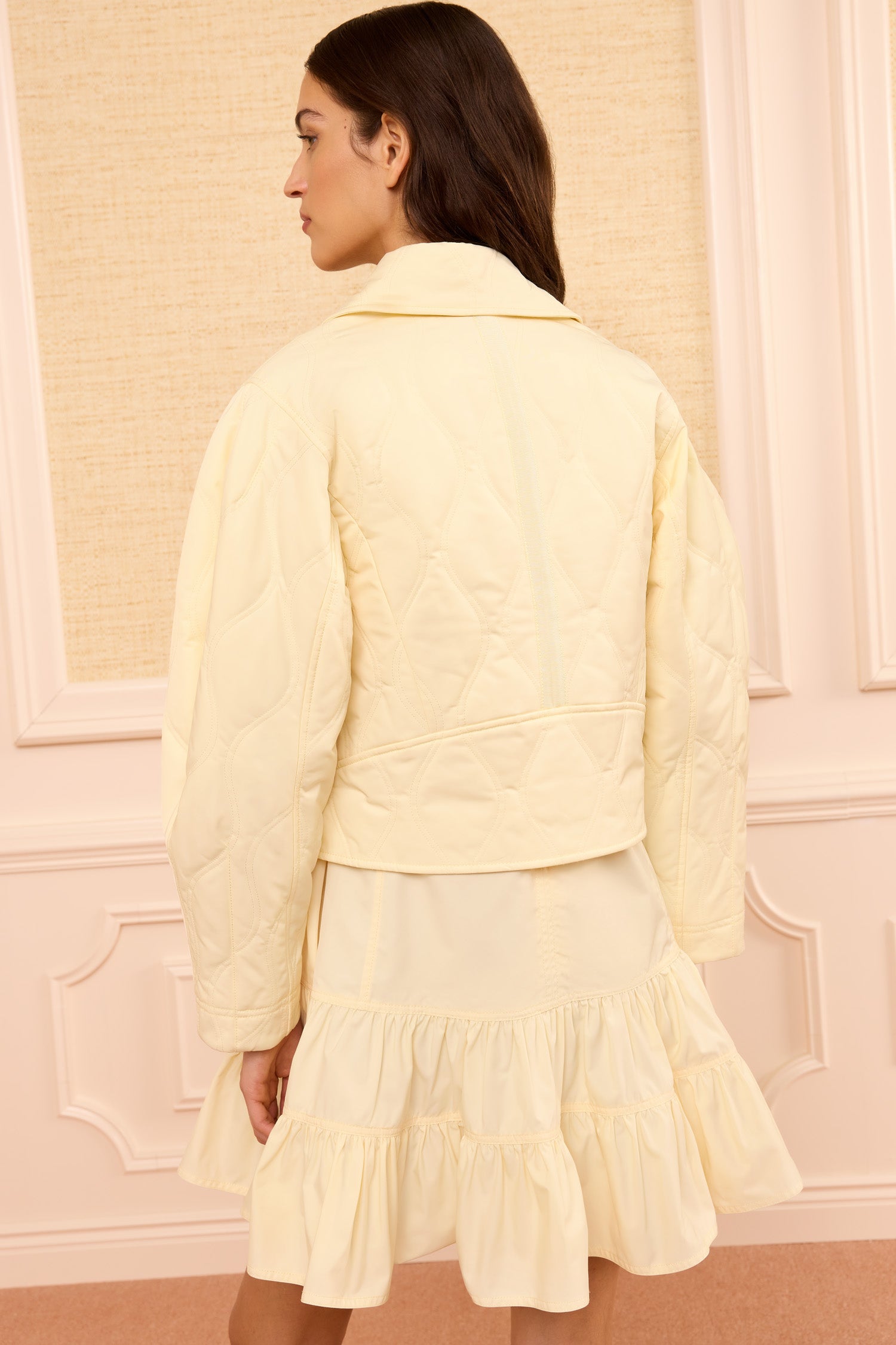 Leonie Quilted Jacket - Butter