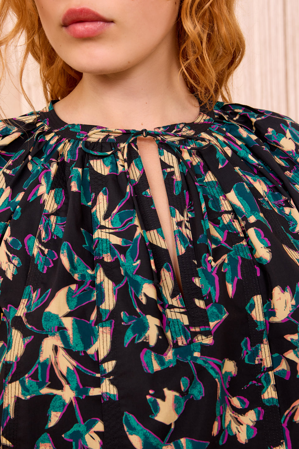 Loli Short Sleeve Blouse - Kaleidoscope
