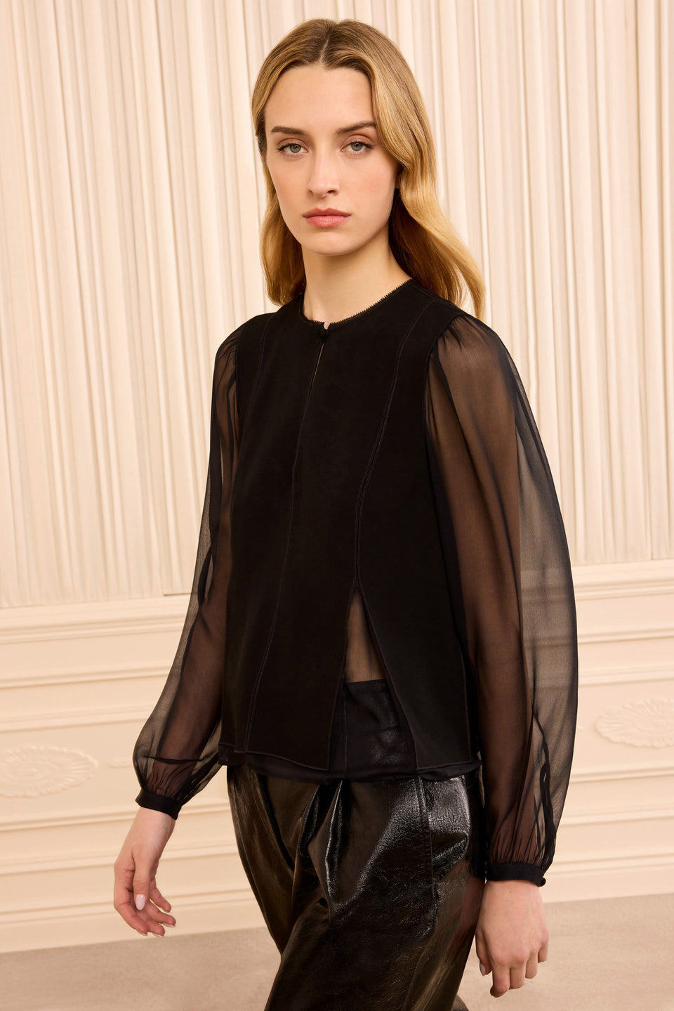 Lucette LS Blouse - Noir