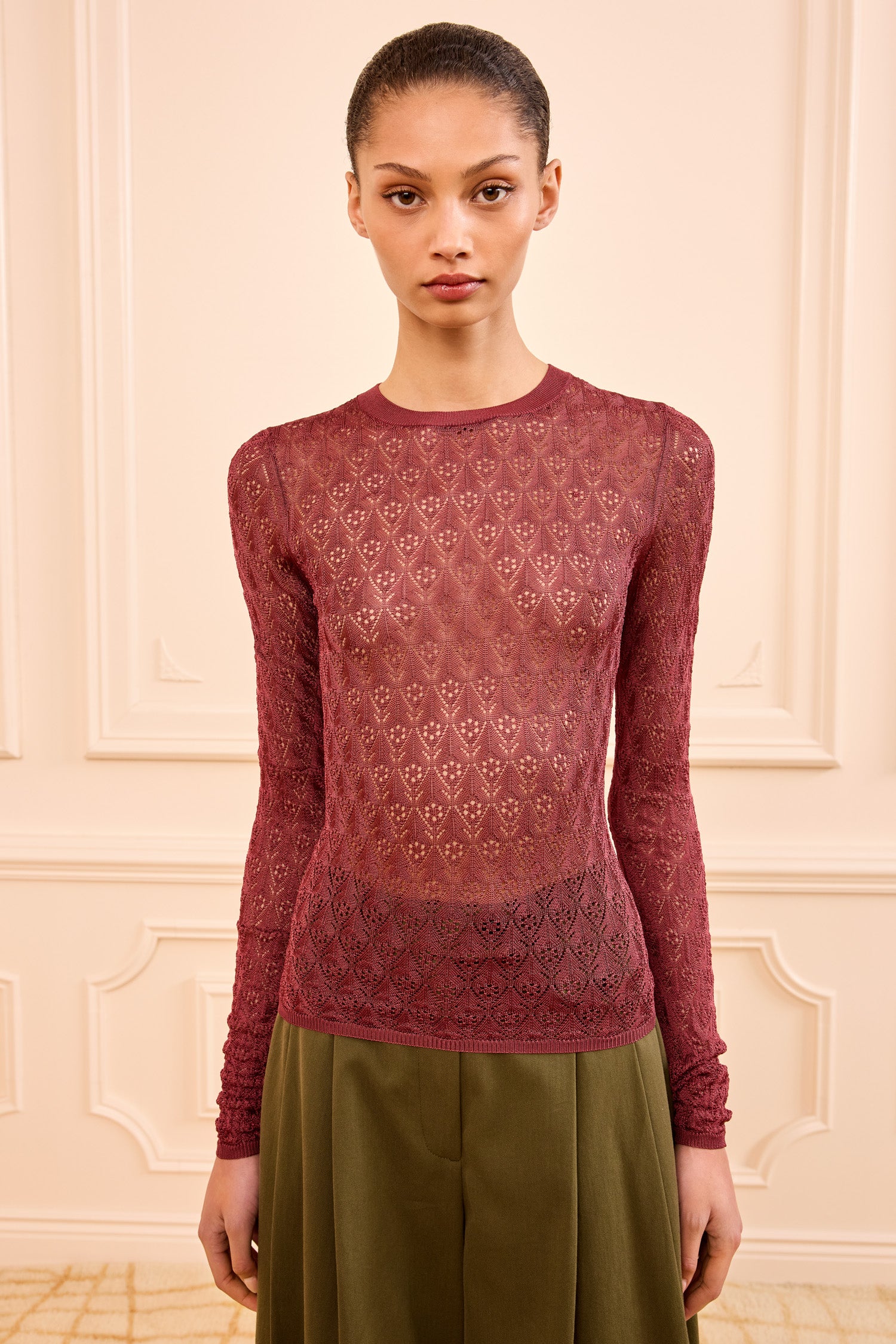 Ulla Johnson Lunaire LS Knit Top - Fig