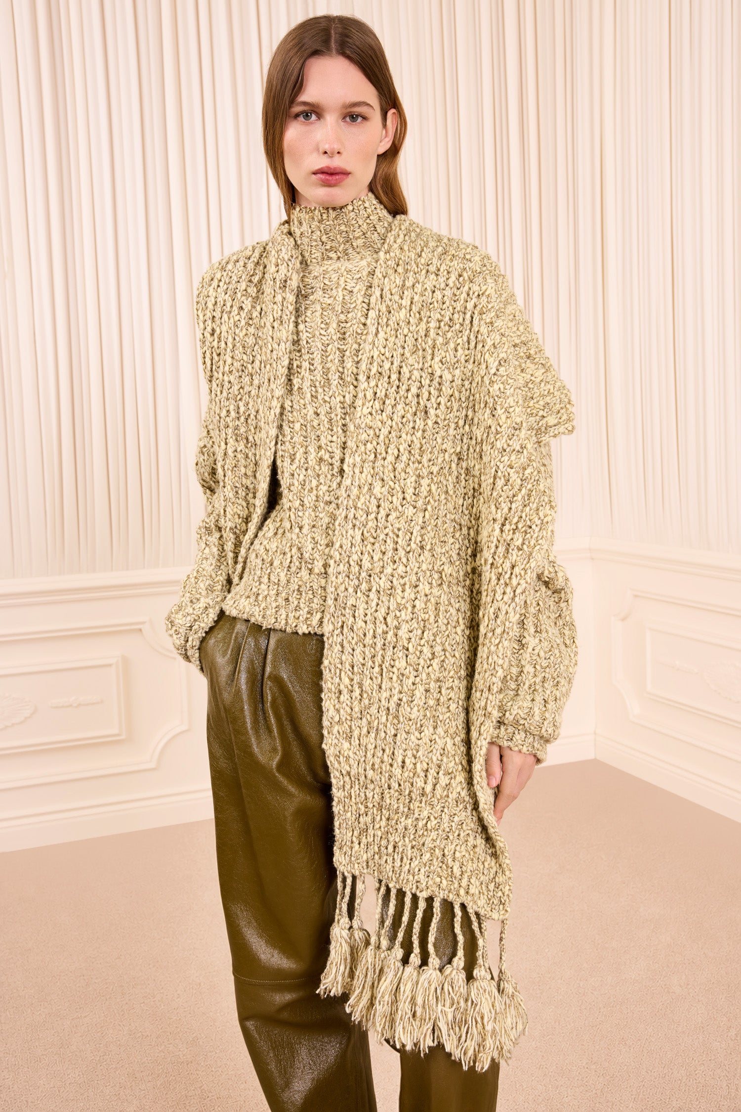 Ulla Johnson Maeve Knit Scarf - Alabaster