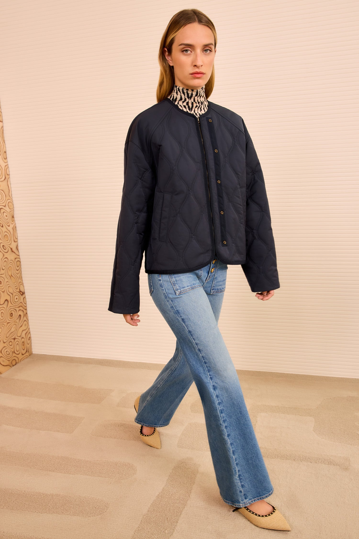 Ulla Johnson Malone Quilted Jacket - Midnight