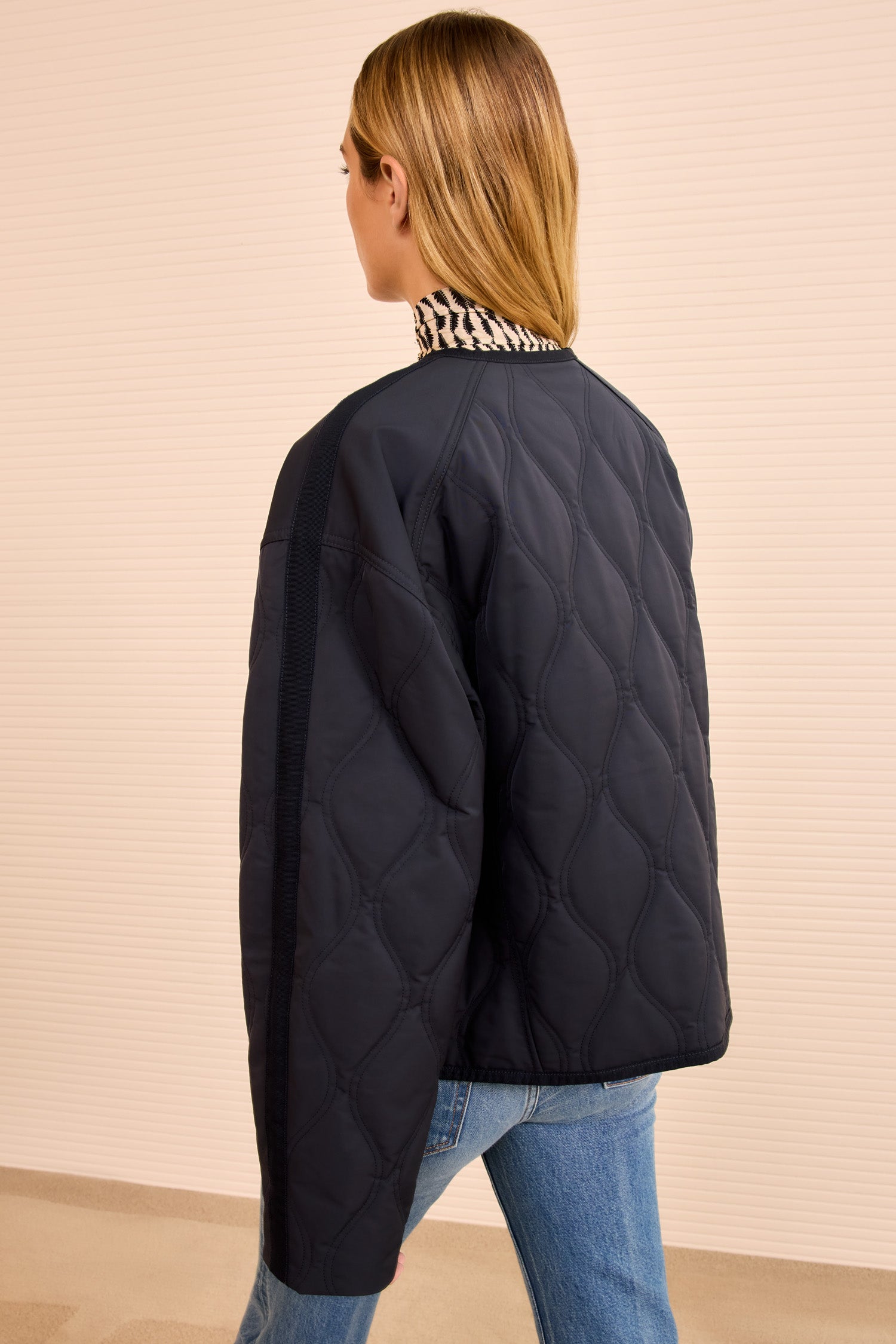 Malone Quilted Jacket - Midnight
