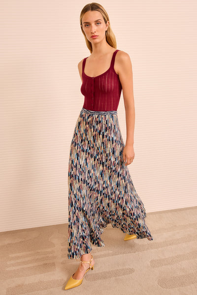 Marceline Multicolor Long Skirt - Oasis