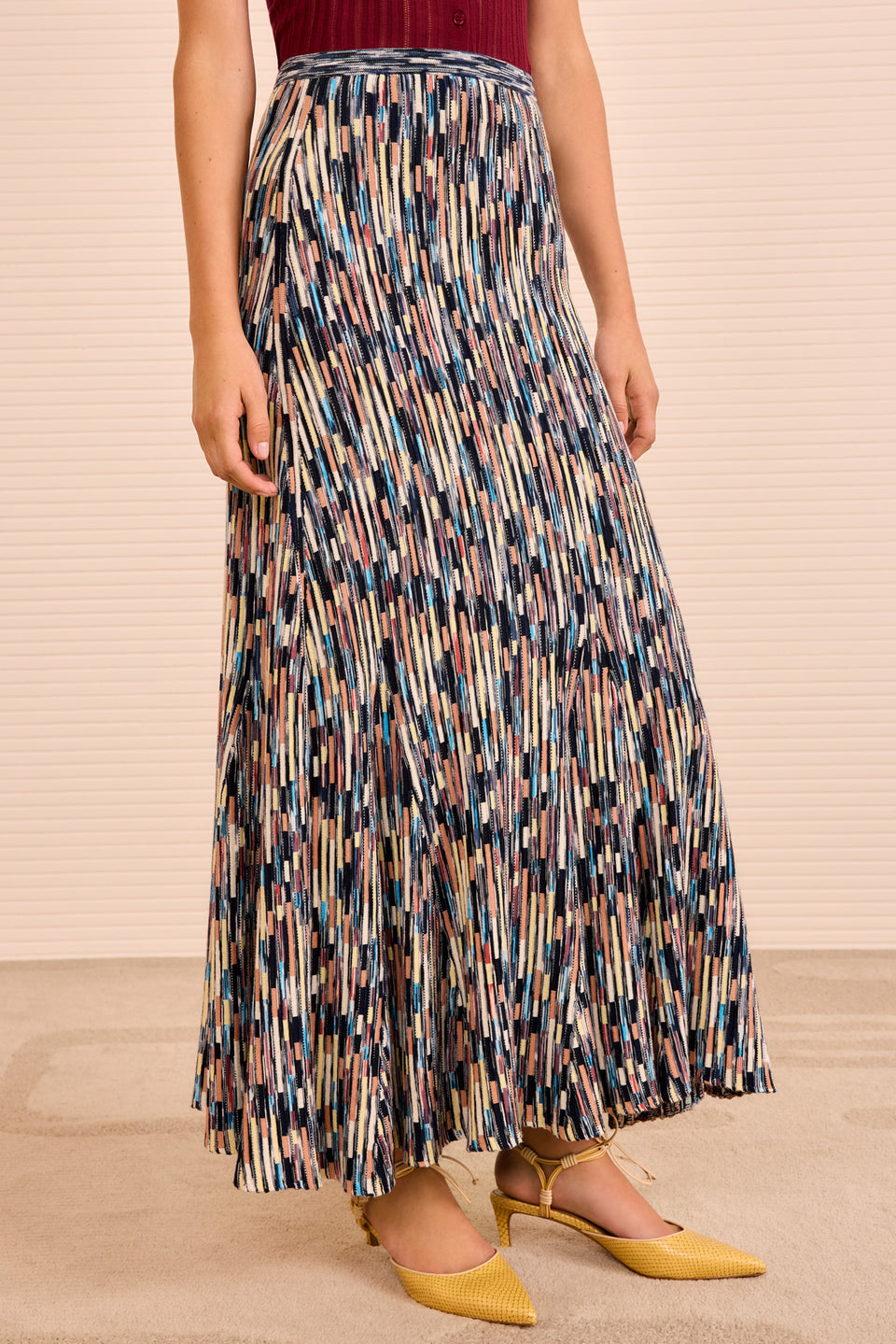 Marceline Multicolor Long Skirt - Oasis