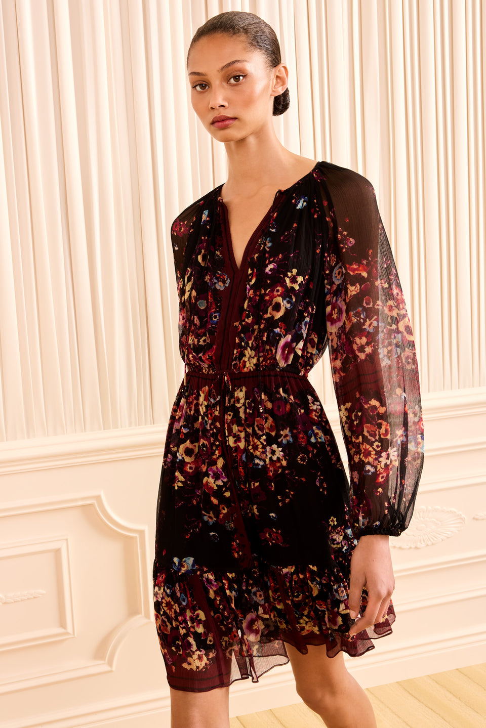 ⁣⁢Mariselle Mini-robe - Amaranthus⁤⁣