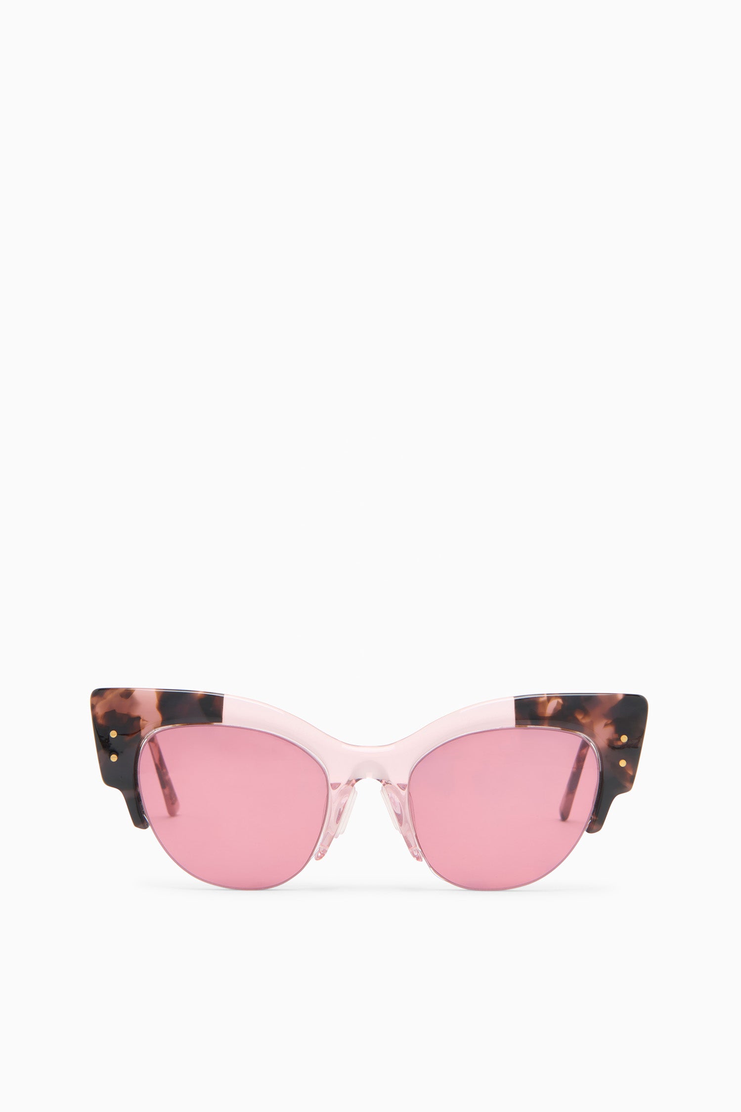 Pink Gradient Cat-Eye Sunglasses Gradient Cat Eye Sunglasses - Pink | Coventina Collection main image 3