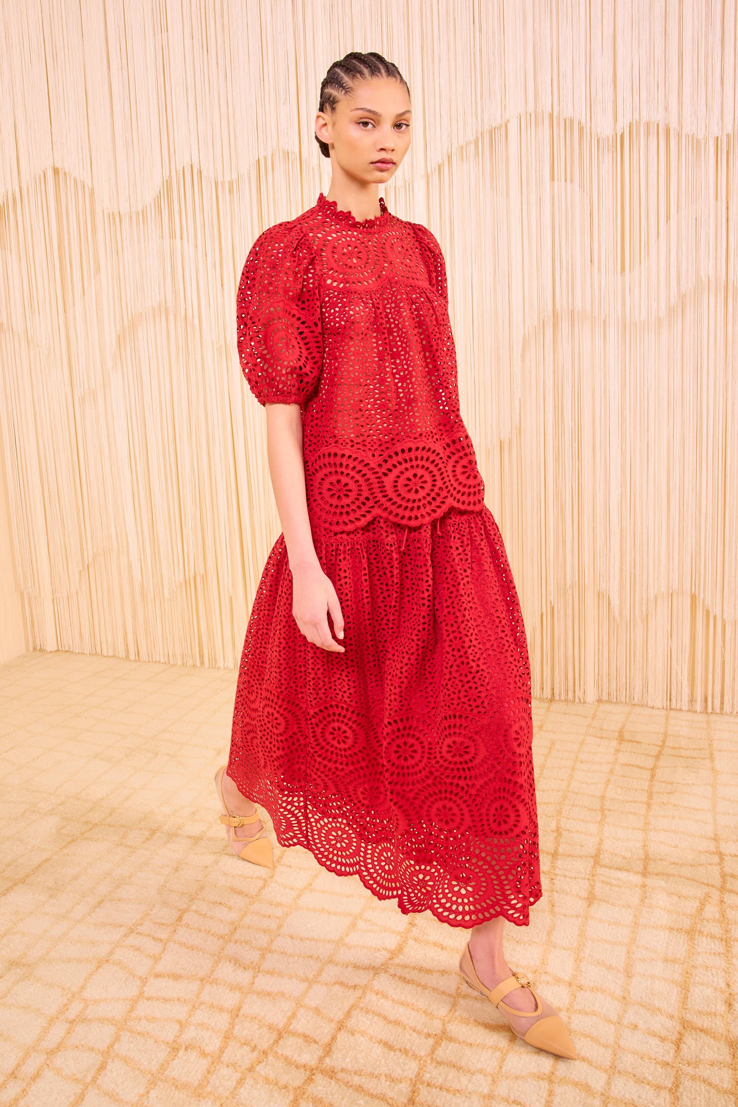 Ulla Johnson Marlie Midi Skirt - Henna