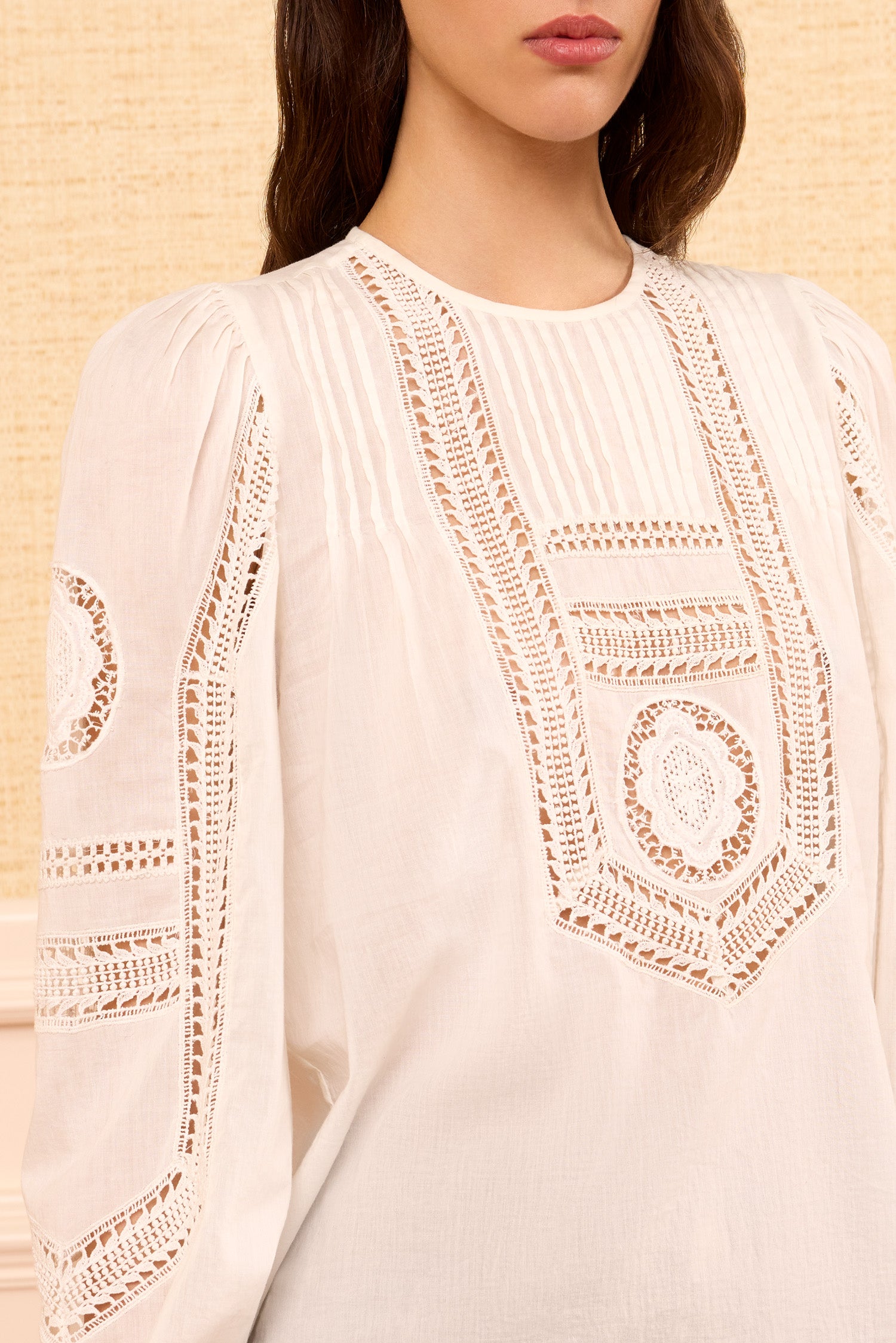 Marlowe LS Cotton Top - Pristine