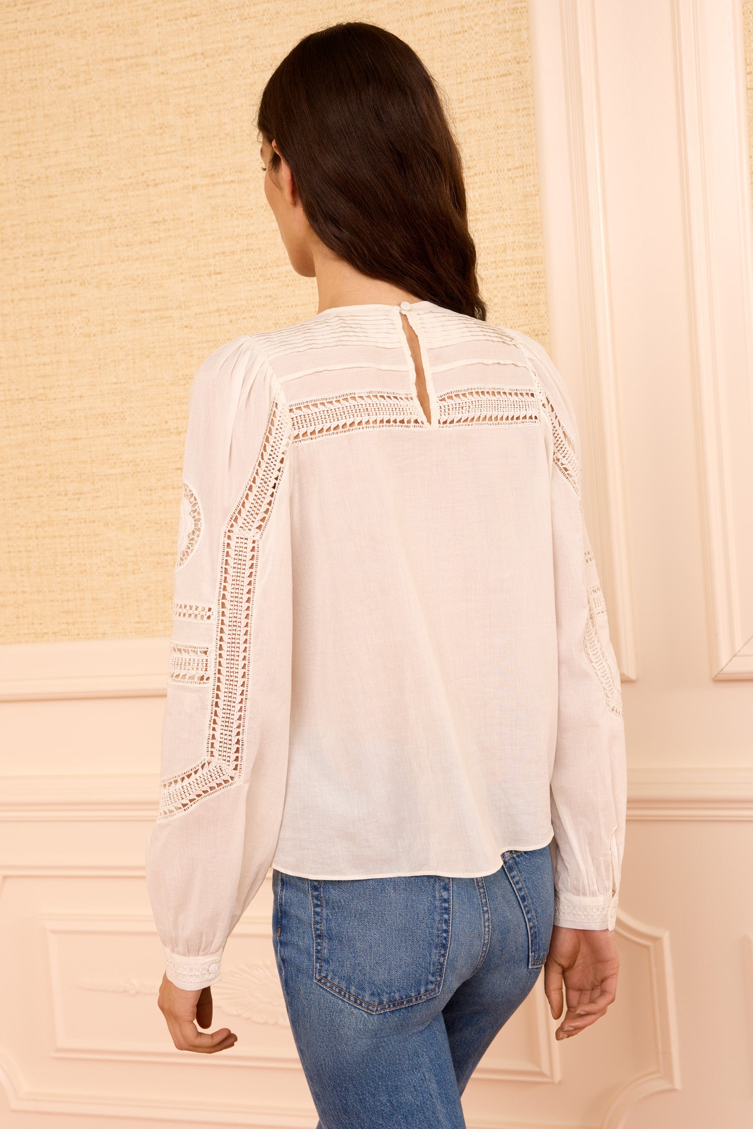 Marlowe LS Cotton Top - Pristine