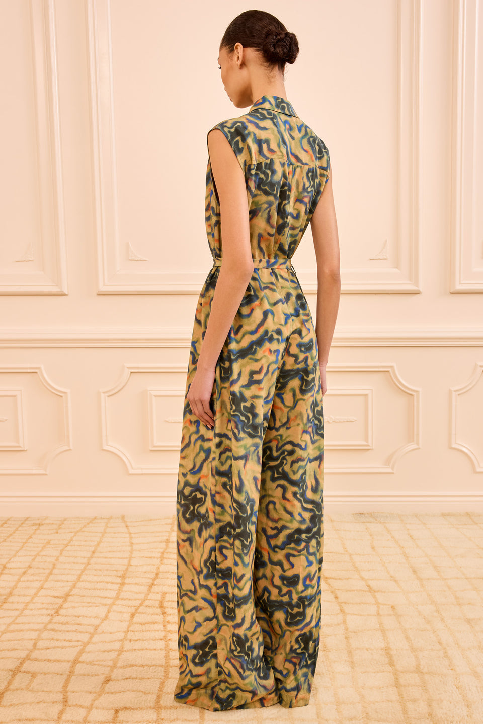 Meera Silk Jumpsuit - Geode