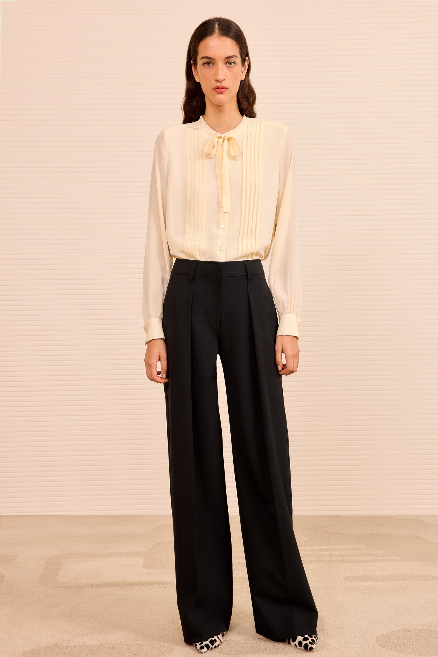 Ulla Johnson Mitchell Wide Leg Trouser - Noir