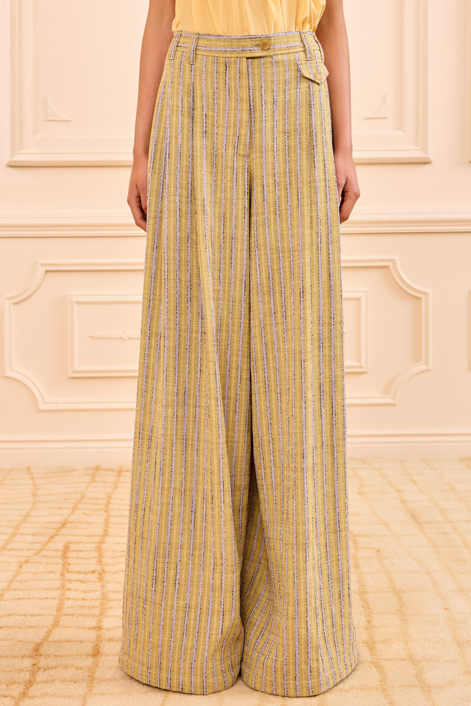 Motherwell Wide Leg Trouser - Agave