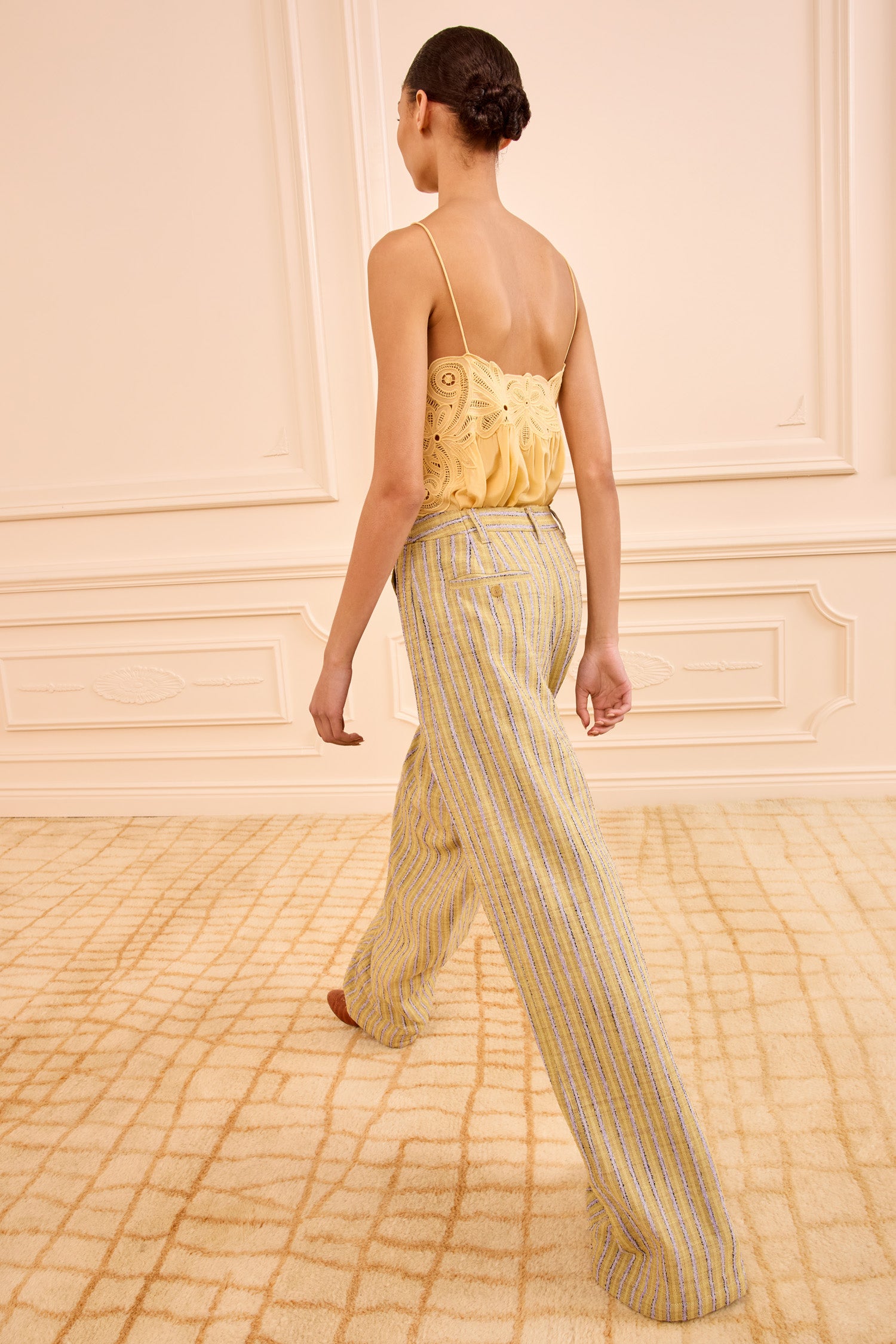 Motherwell Wide Leg Trouser - Agave