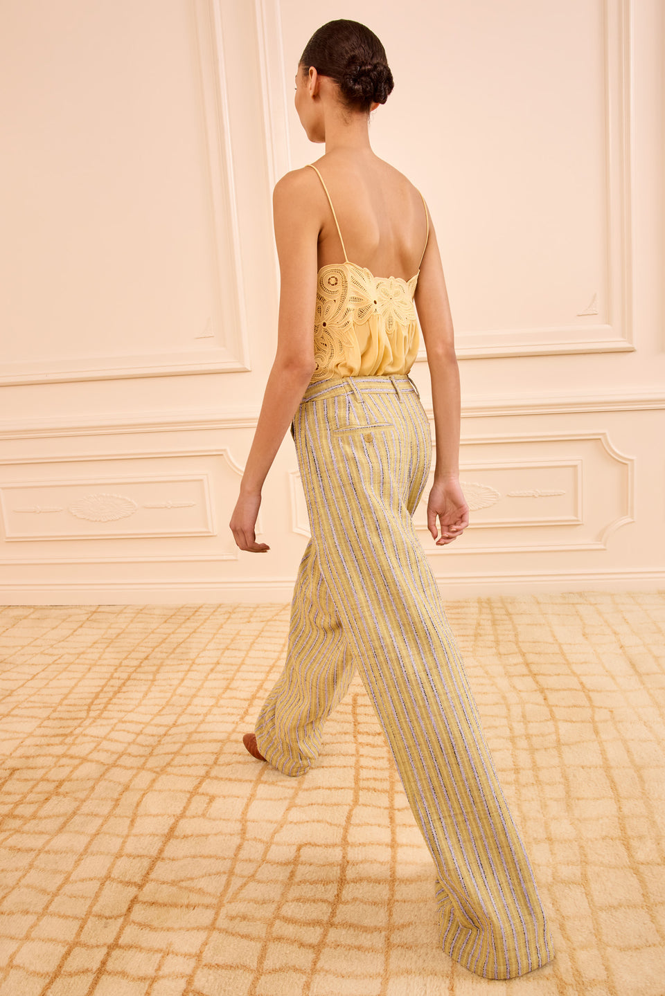 Motherwell Wide Leg Trouser - Agave