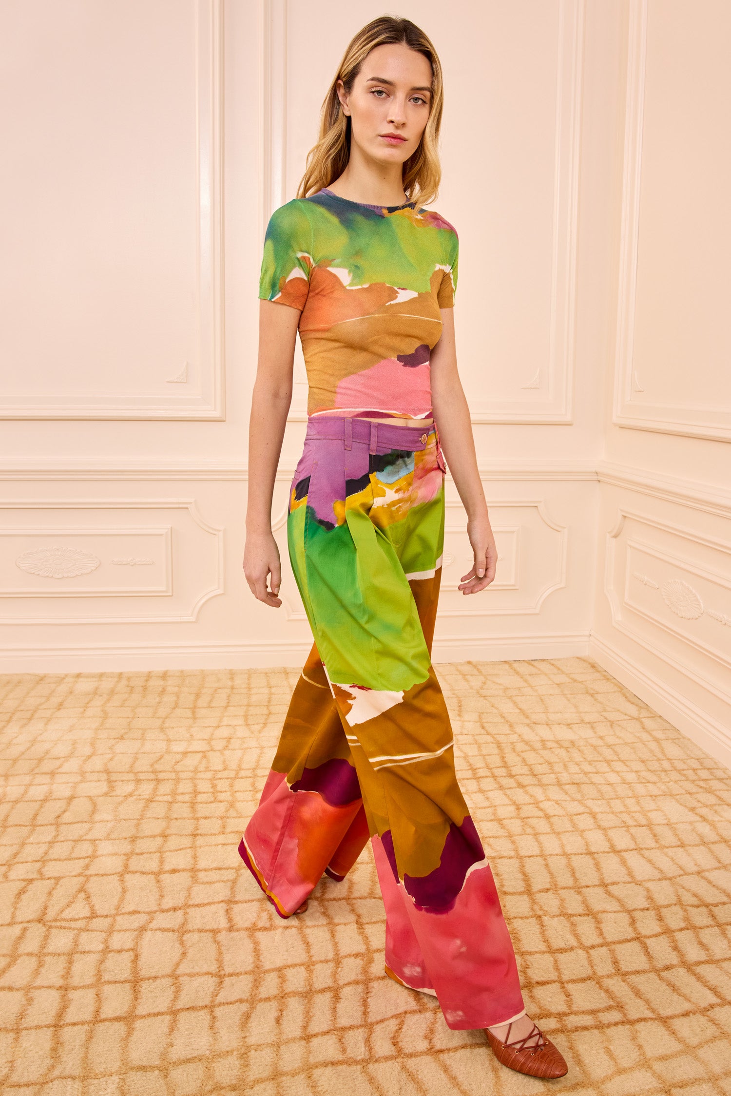 Motherwell Wide Leg Trouser - Nature Abhors A Vacuum