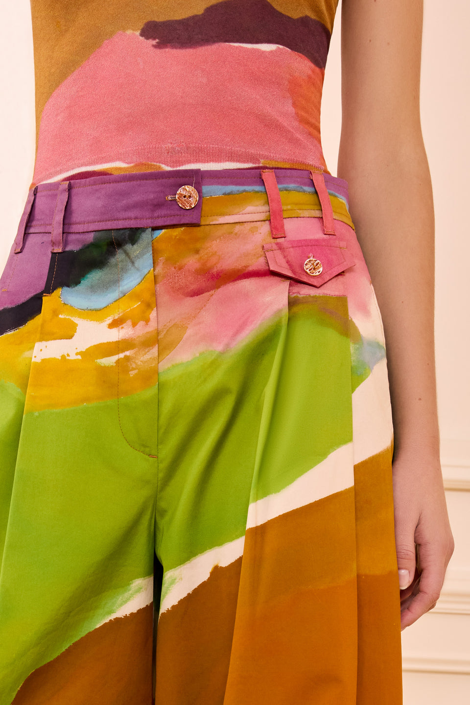 Motherwell Wide Leg Trouser - Nature Abhors A Vacuum