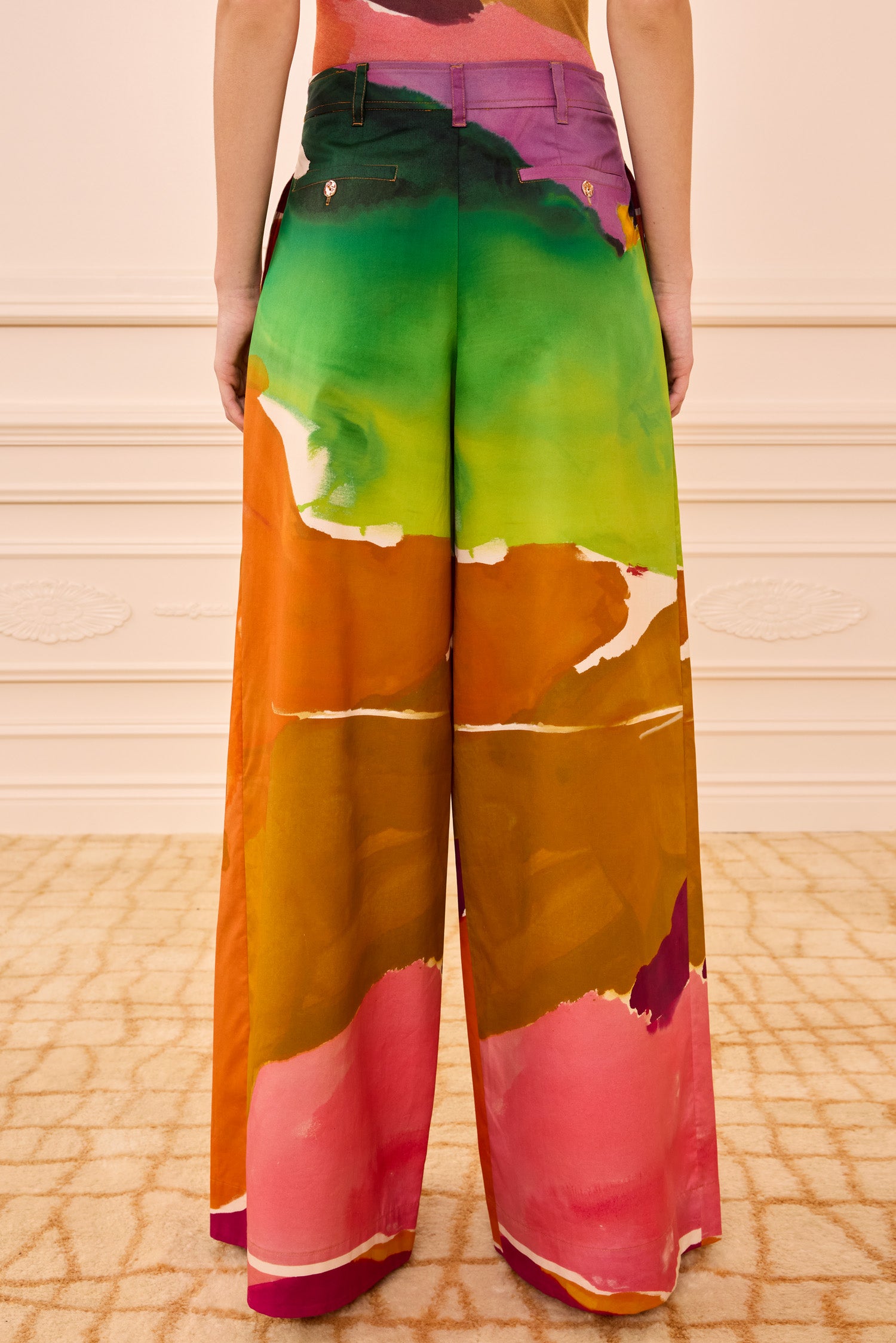 Ulla Johnson Motherwell Wide Leg Trouser - Nature Abhors A Vacuum