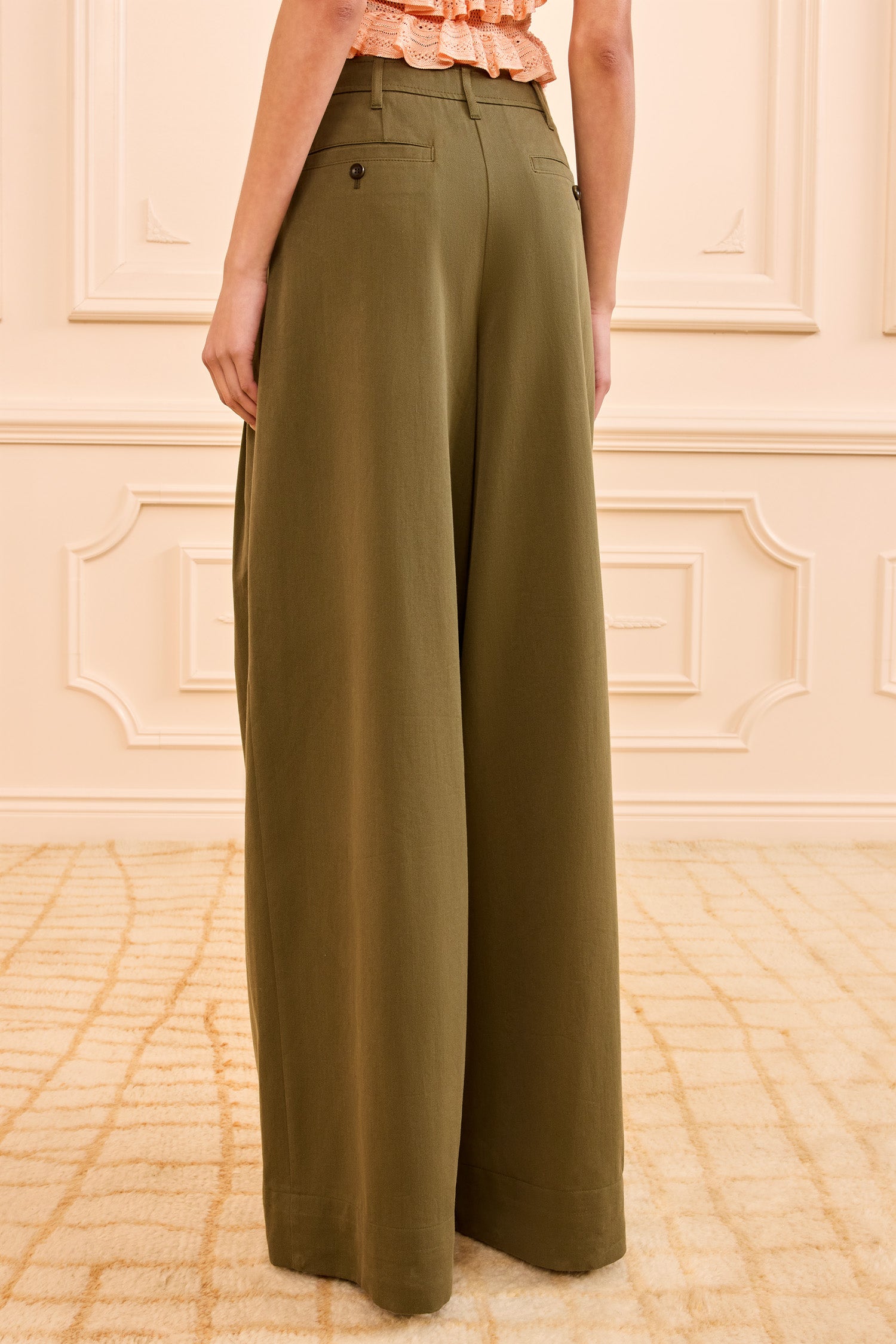 Motherwell Wide Leg Trouser - Pinon