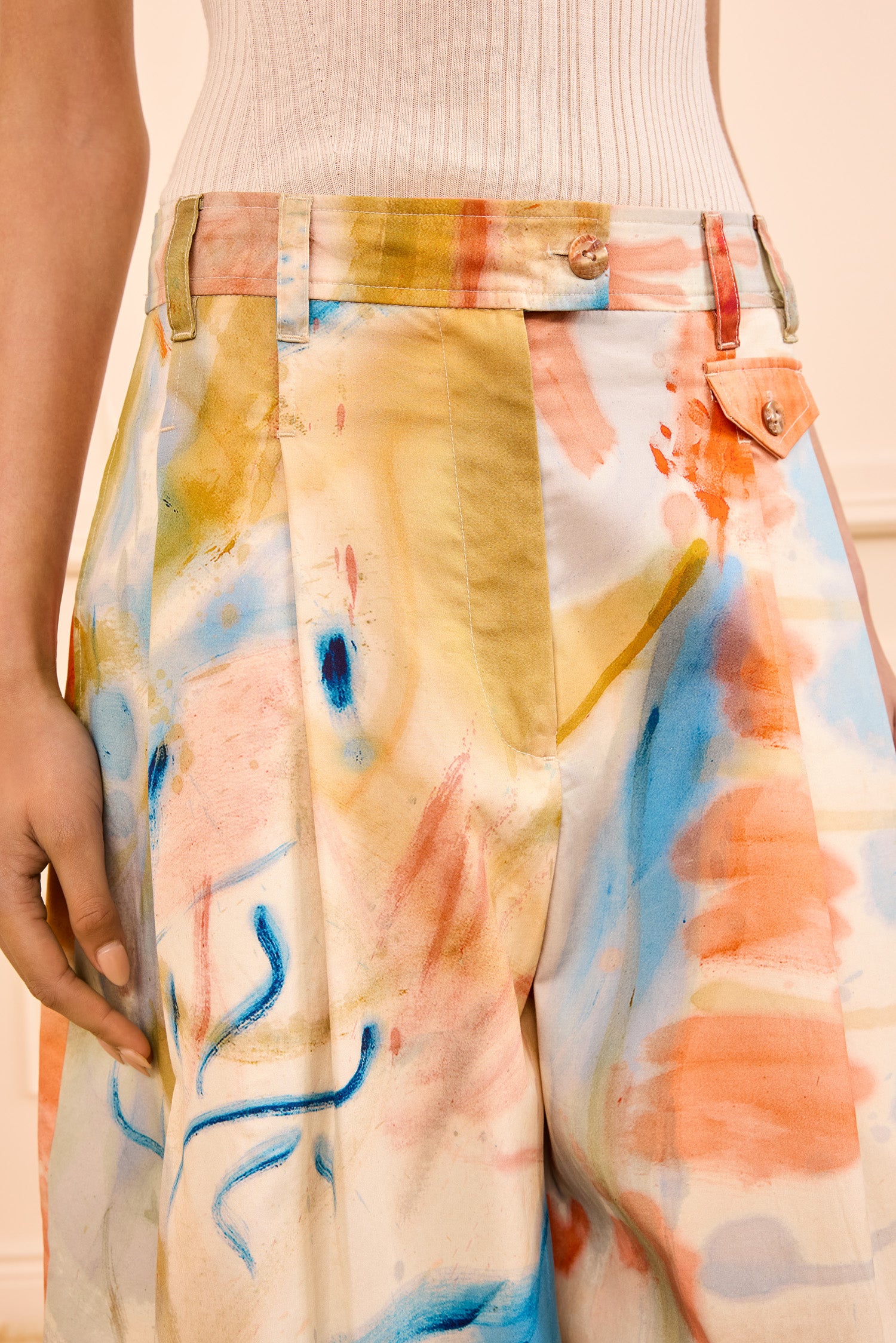 Ulla Johnson Motherwell Wide Leg Trouser - Western Dream