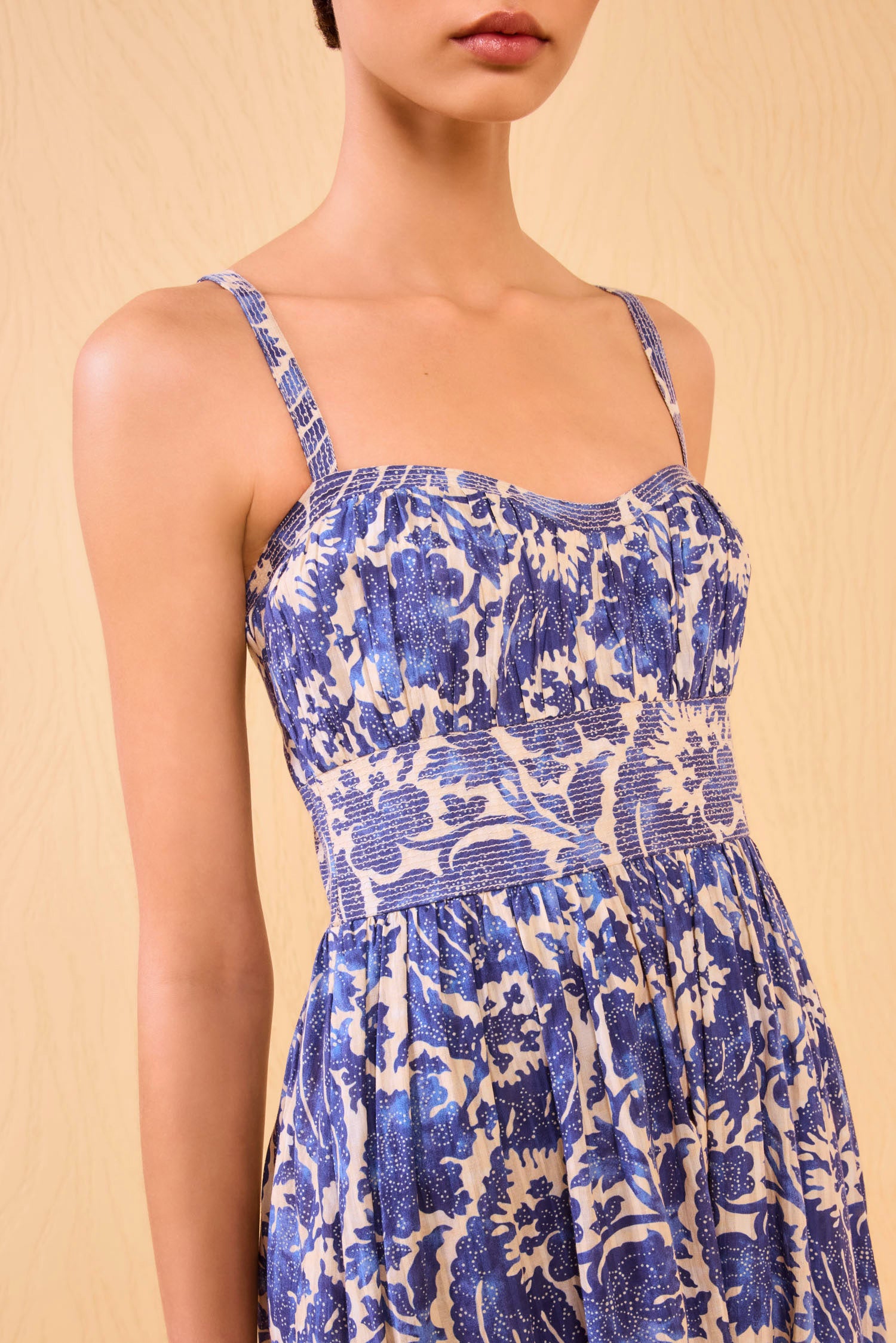 Nadine Cami Midi Dress - Ocean