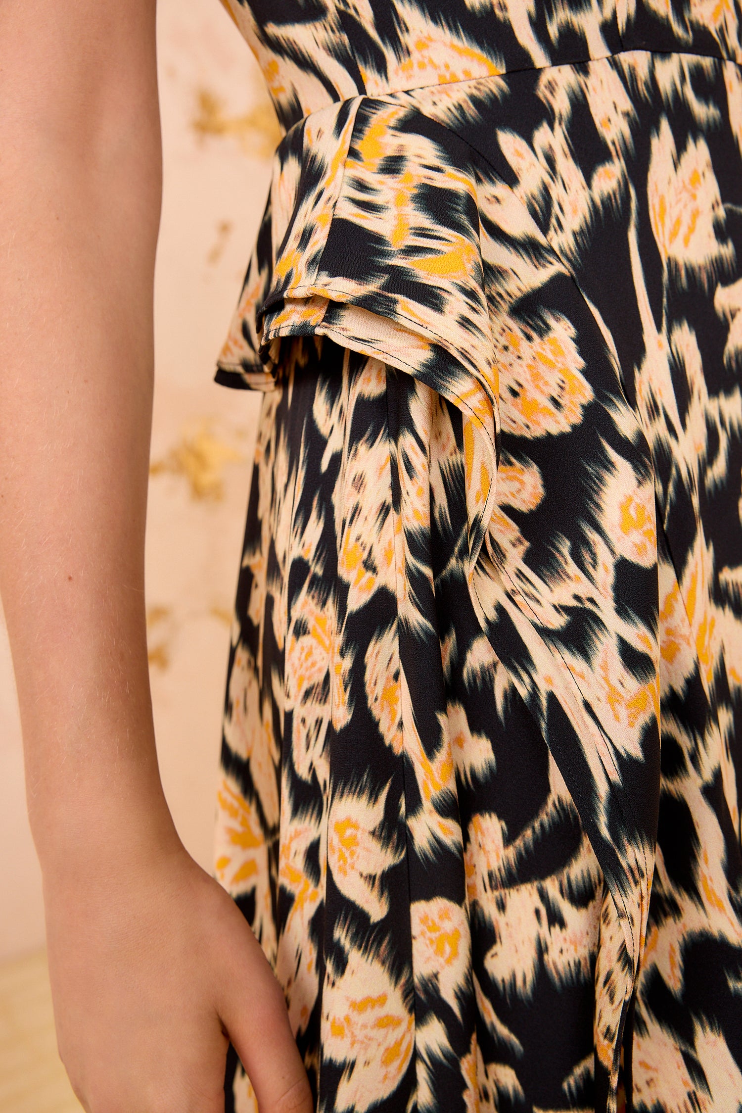 Ulla Johnson Nadya Short Sleeve Midi Dress - Tourmaline