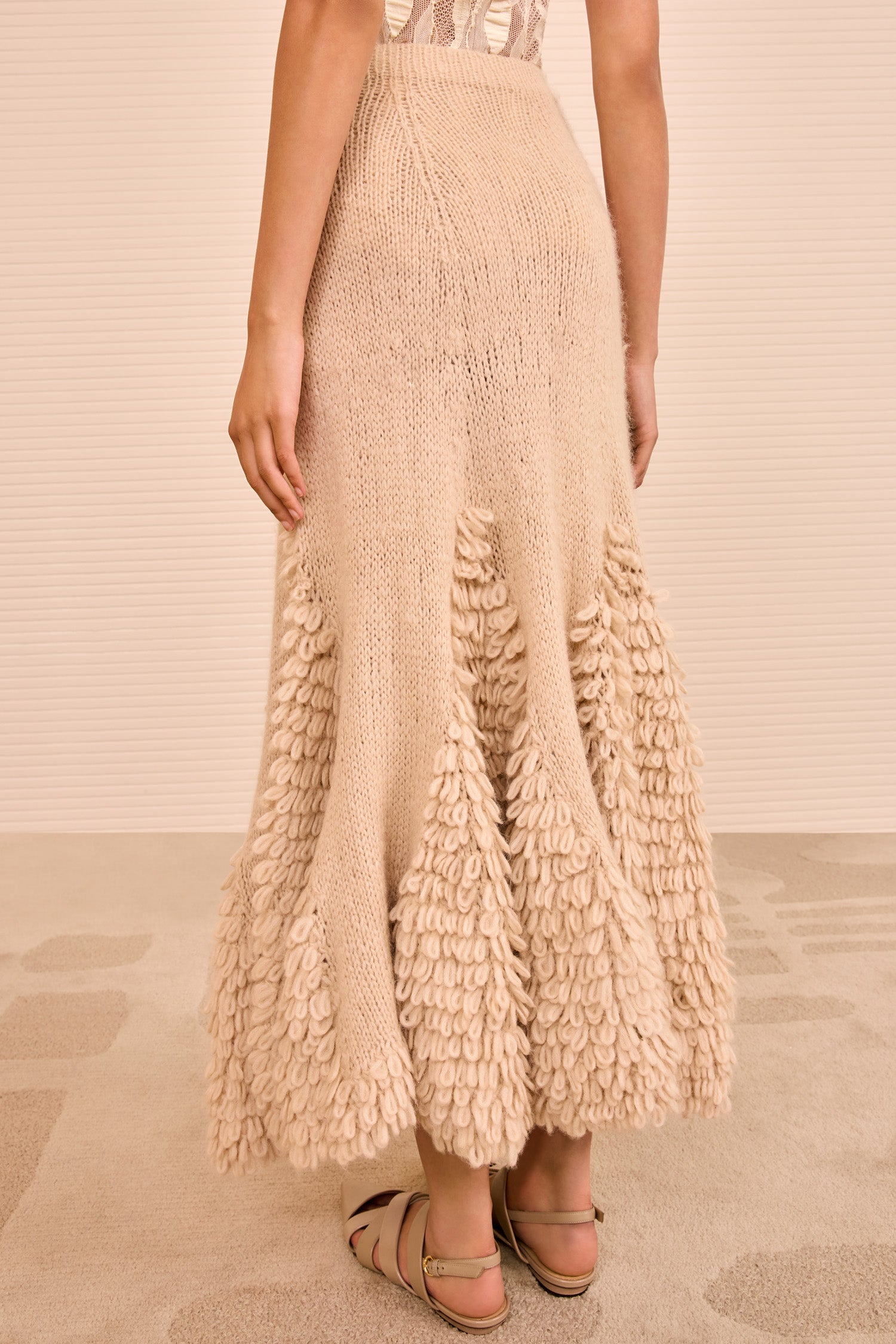 Nathalie Trumpet Skirt - Alabaster
