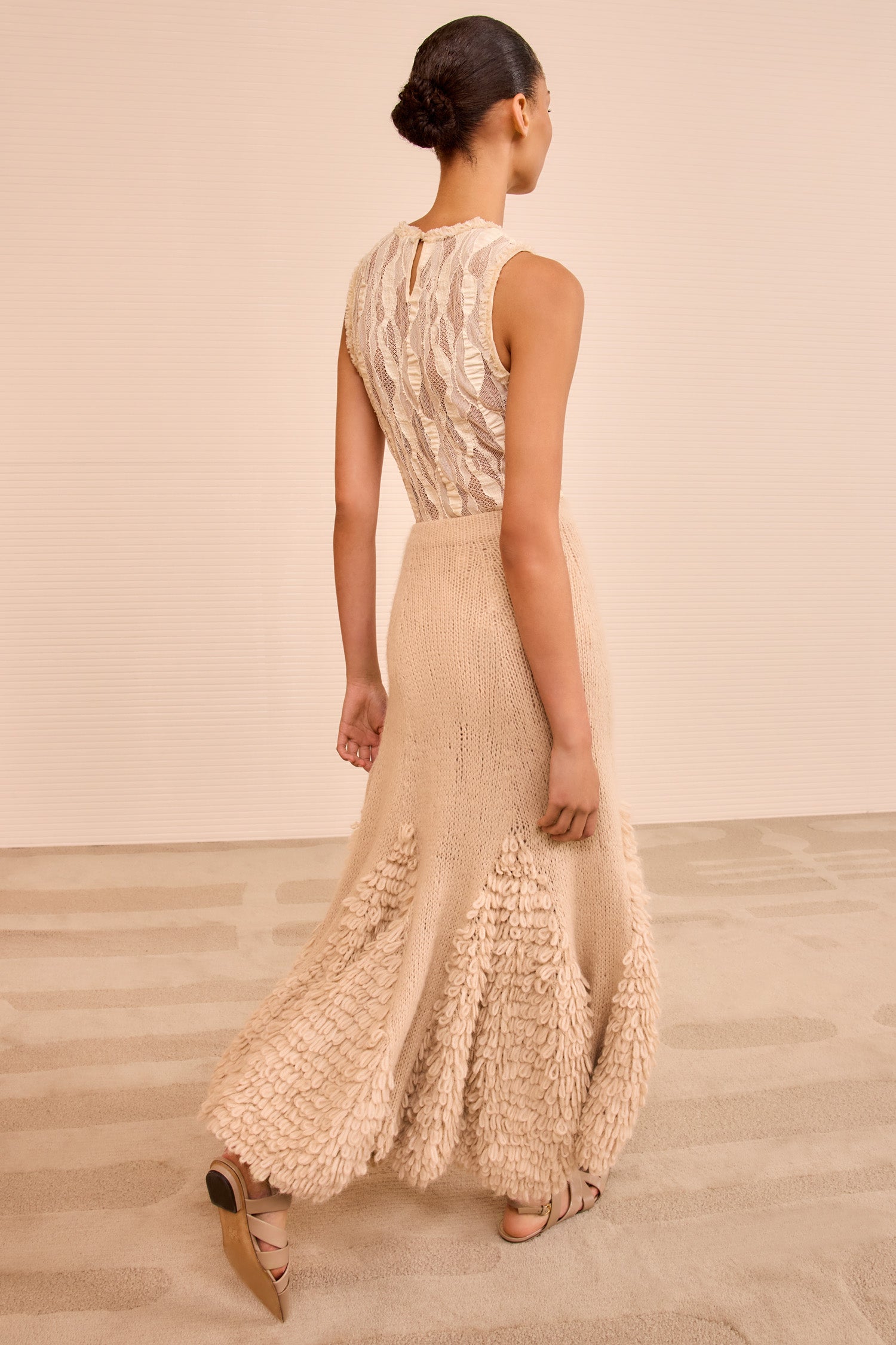 Nathalie Trumpet Skirt - Alabaster
