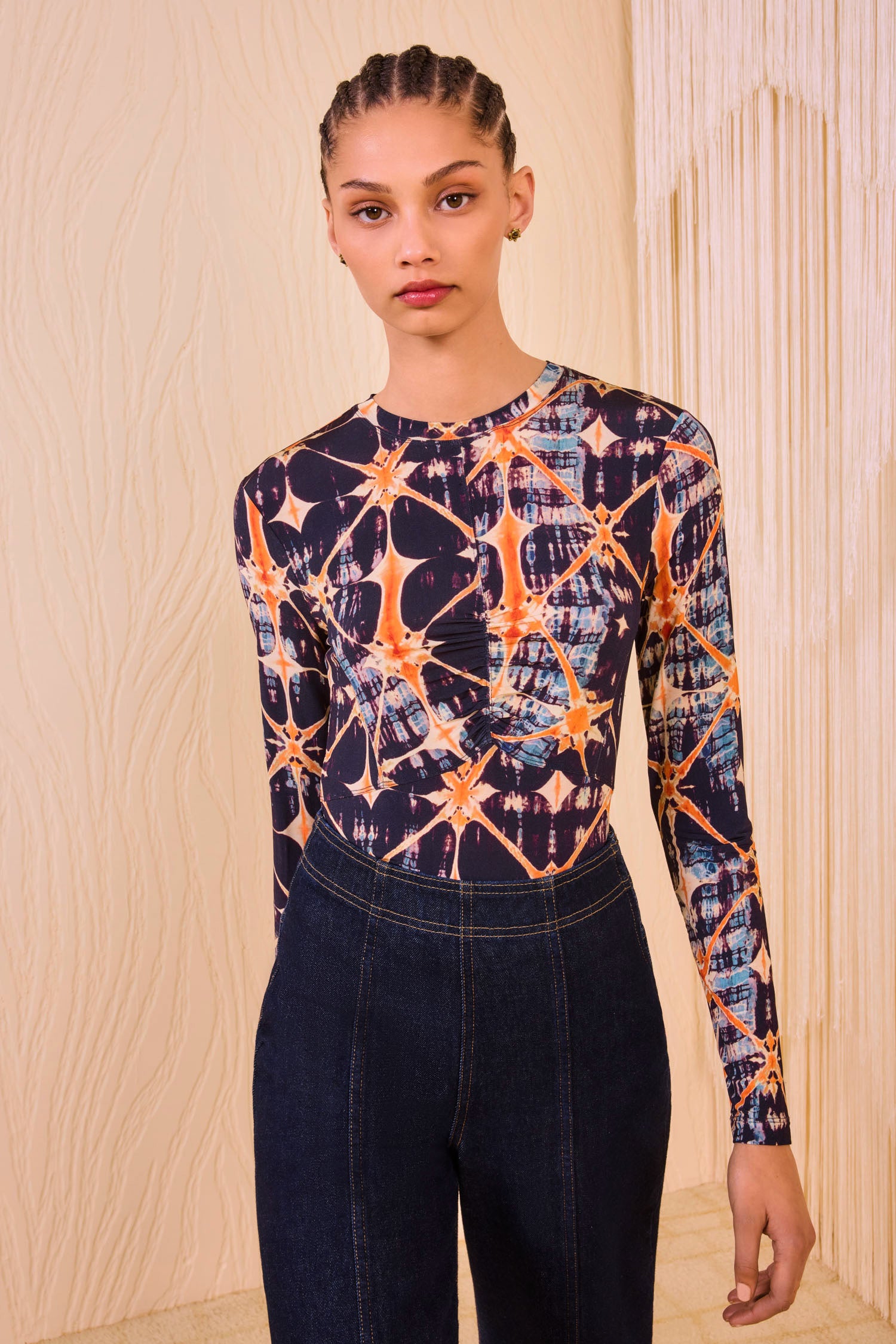 【翌日発送可能】 Neri Johnson Ulla - Phoenix - Top Ruched Sleeve Long シャツ/ブラウス(半袖/袖なし)