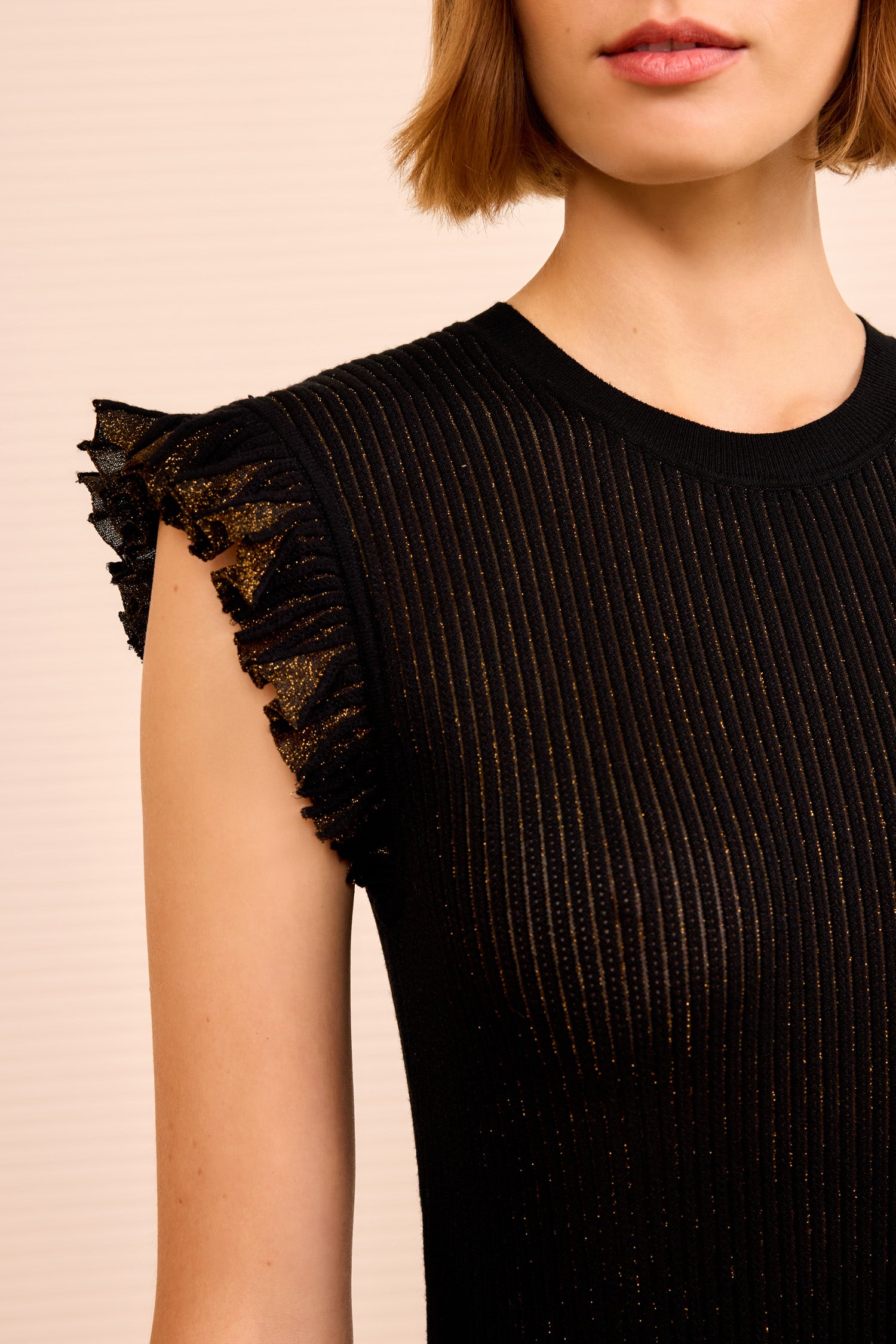 Noelle Midi Dress - Noir