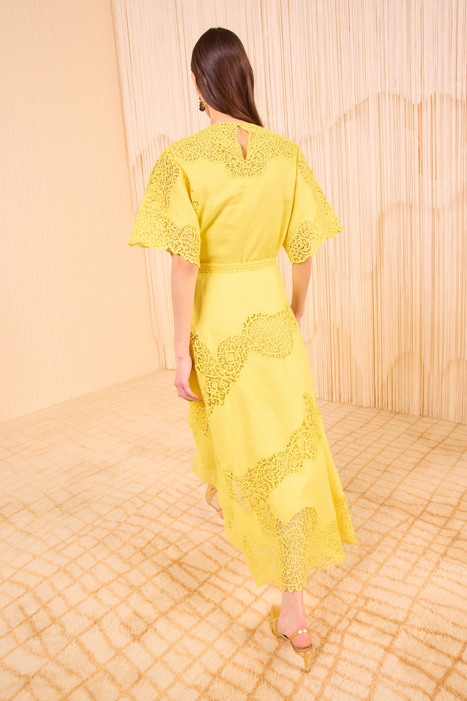 Ulla Johnson Omila Handkerchief Skirt - Citrine