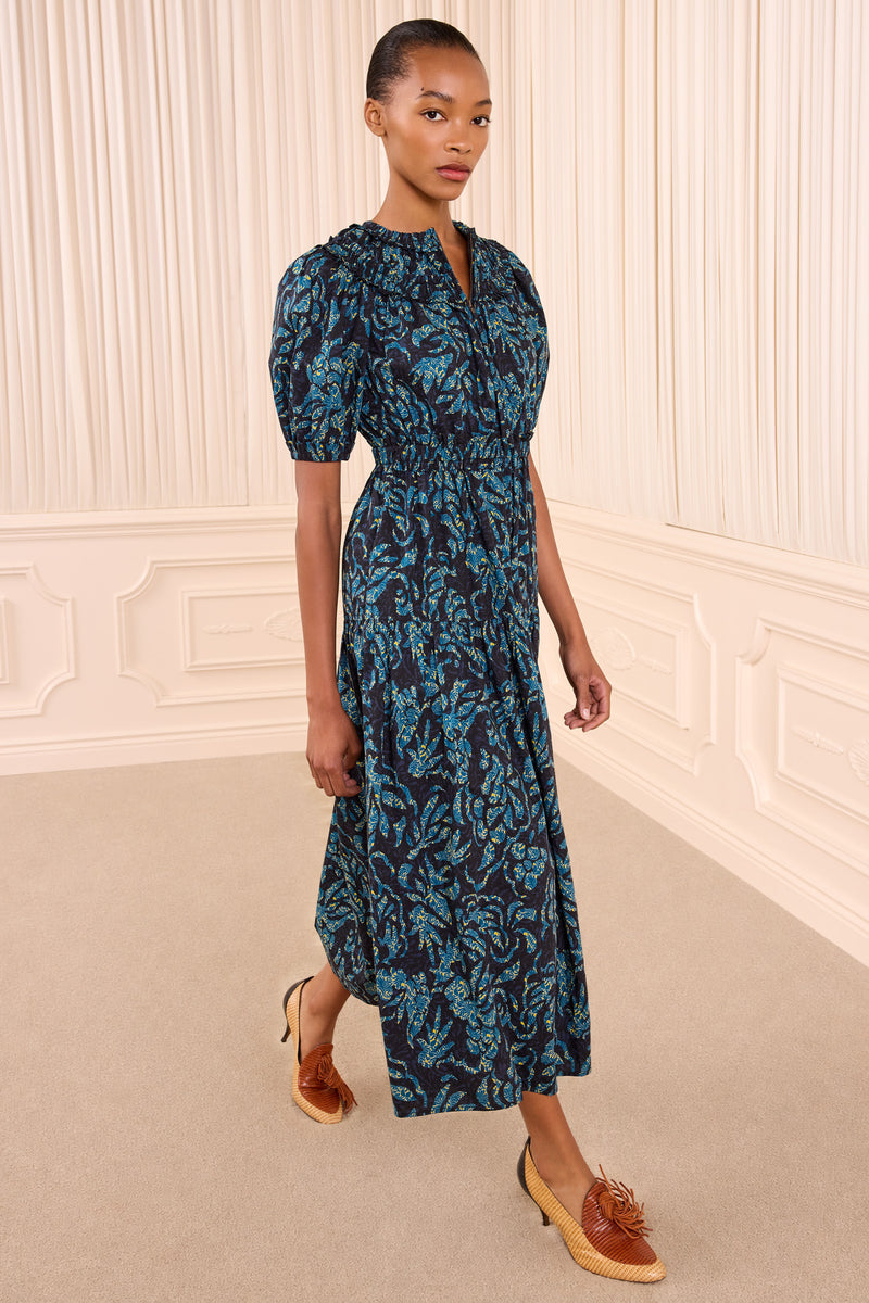cotton on silk dress Ulla Johnson Midnight Othella Short Sleeve Midnight / 0 Tommy Bahama Midi Dress Select your size:12.5 Code exclusions - Christmas + Hanukkah + Snow Suits Maxi This dress has a