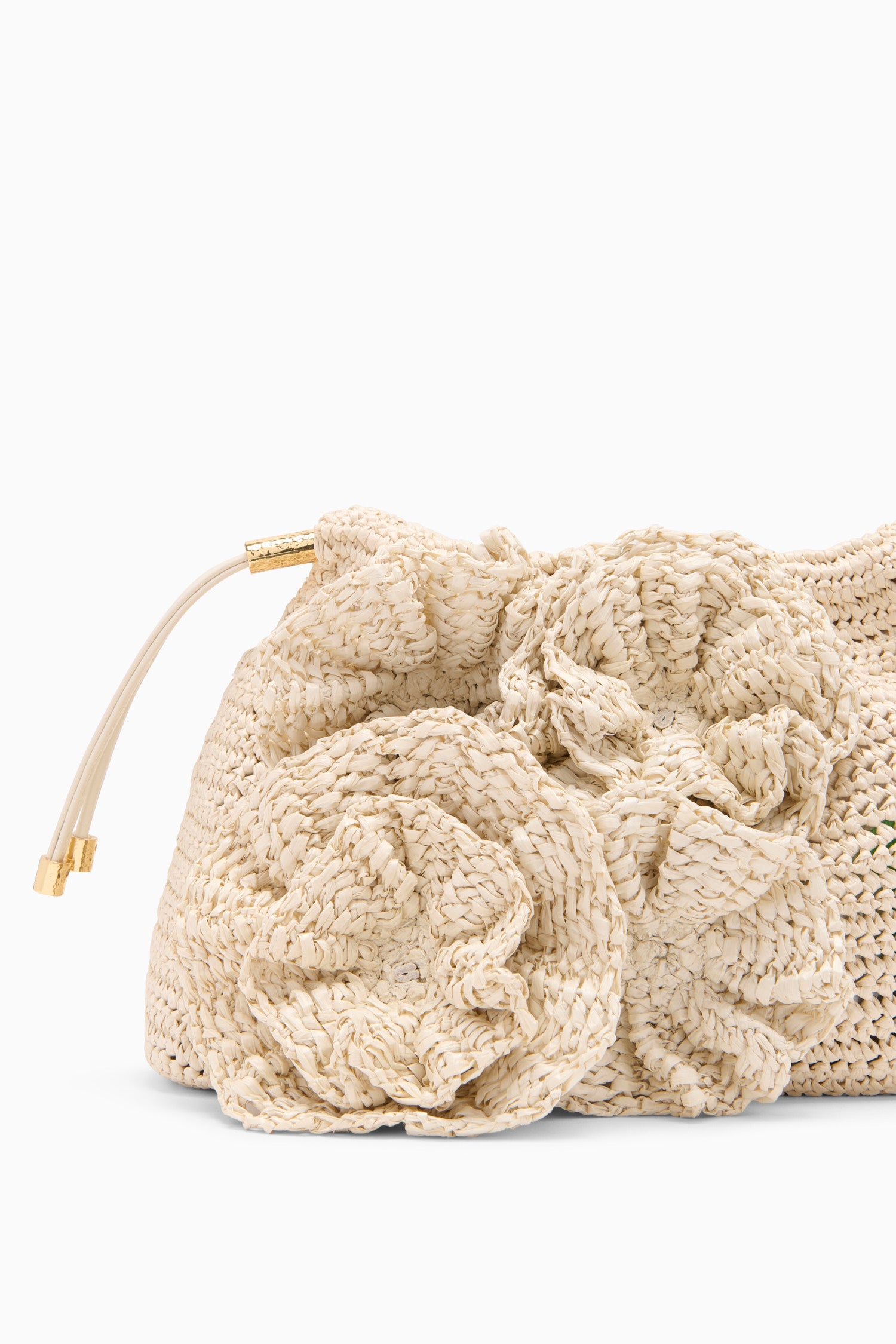 Ulla Johnson Lali Floral Clutch - Cowrie