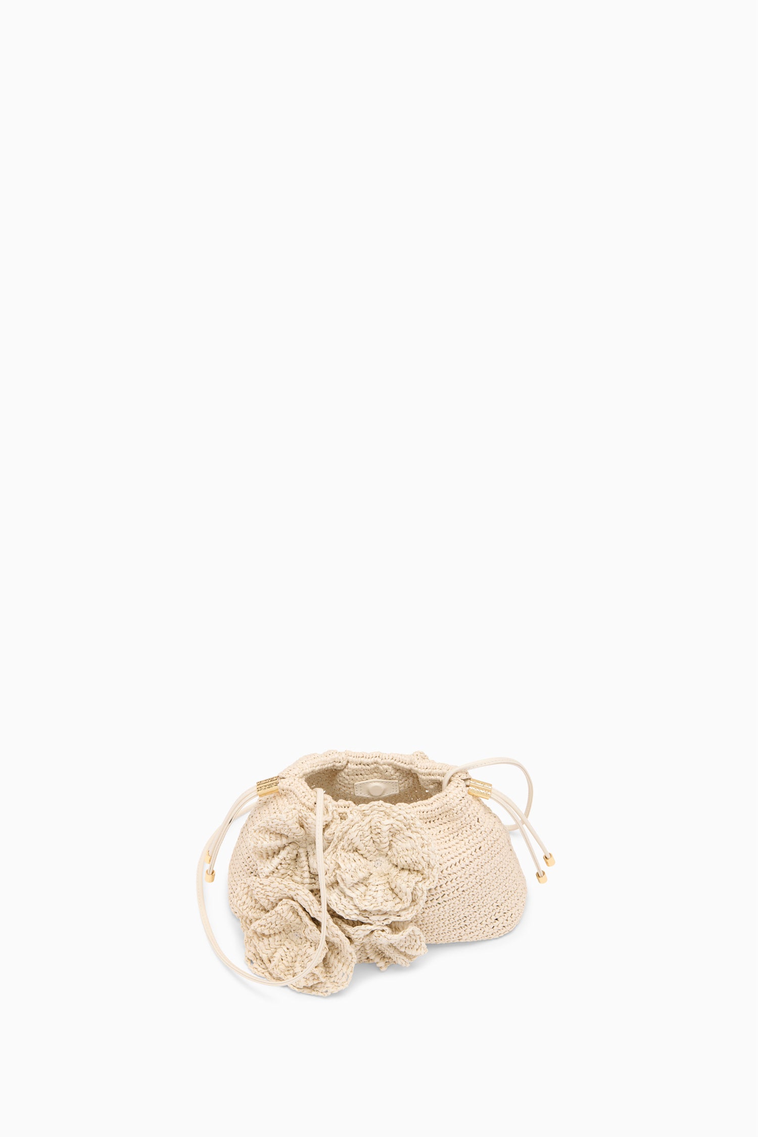 Ulla Johnson Lali Floral Clutch - Cowrie