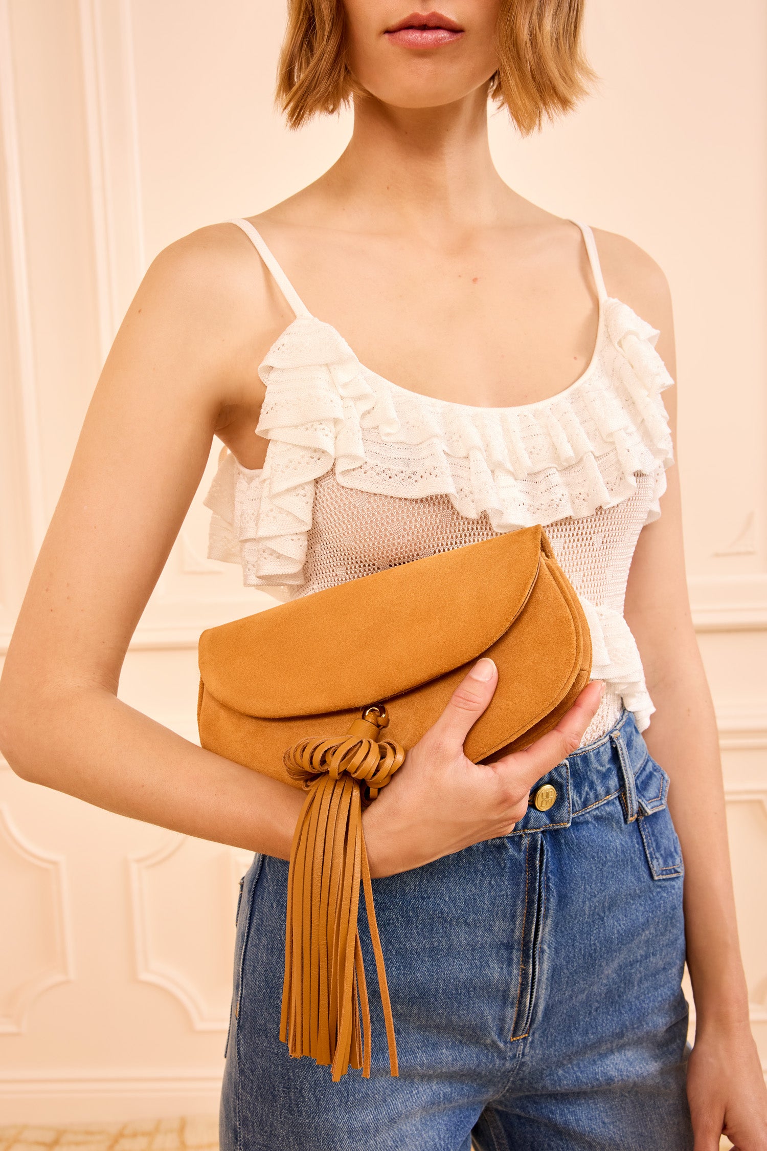 Paloma Tassel Flap Bag - Canyon