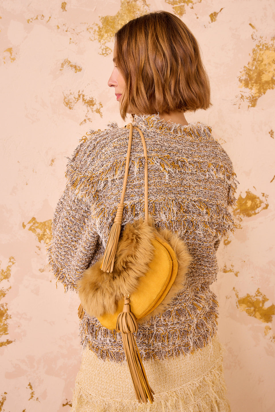 Paloma Tassel Flap Bag - Lotus