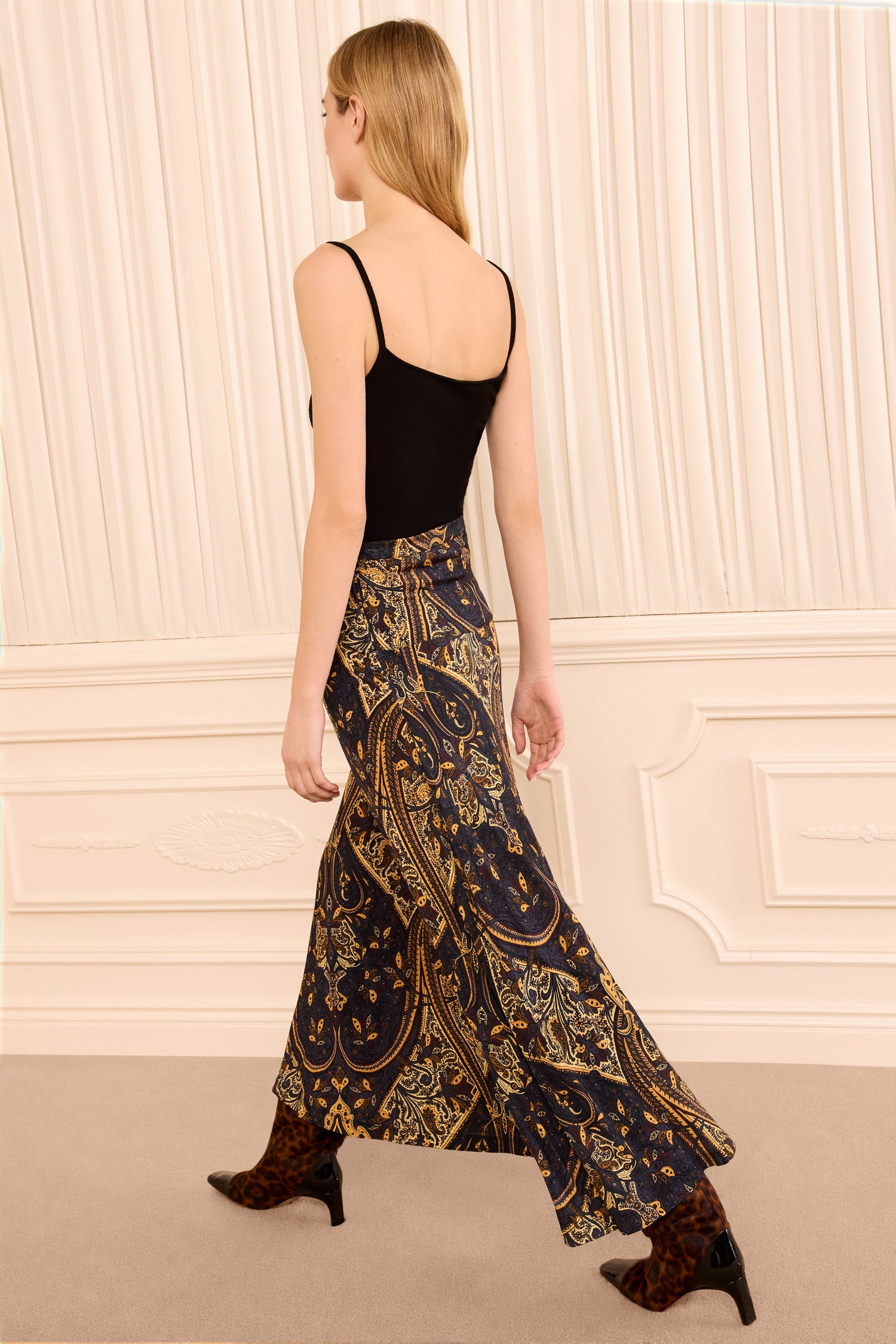 Ulla Johnson Paola Jersey Skirt - Twilight Paisley