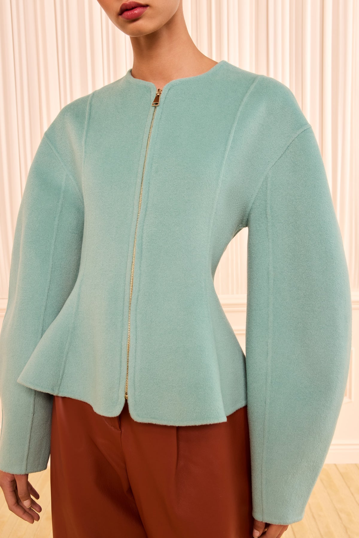 Rana Fitted Zip Jacket - Juniper