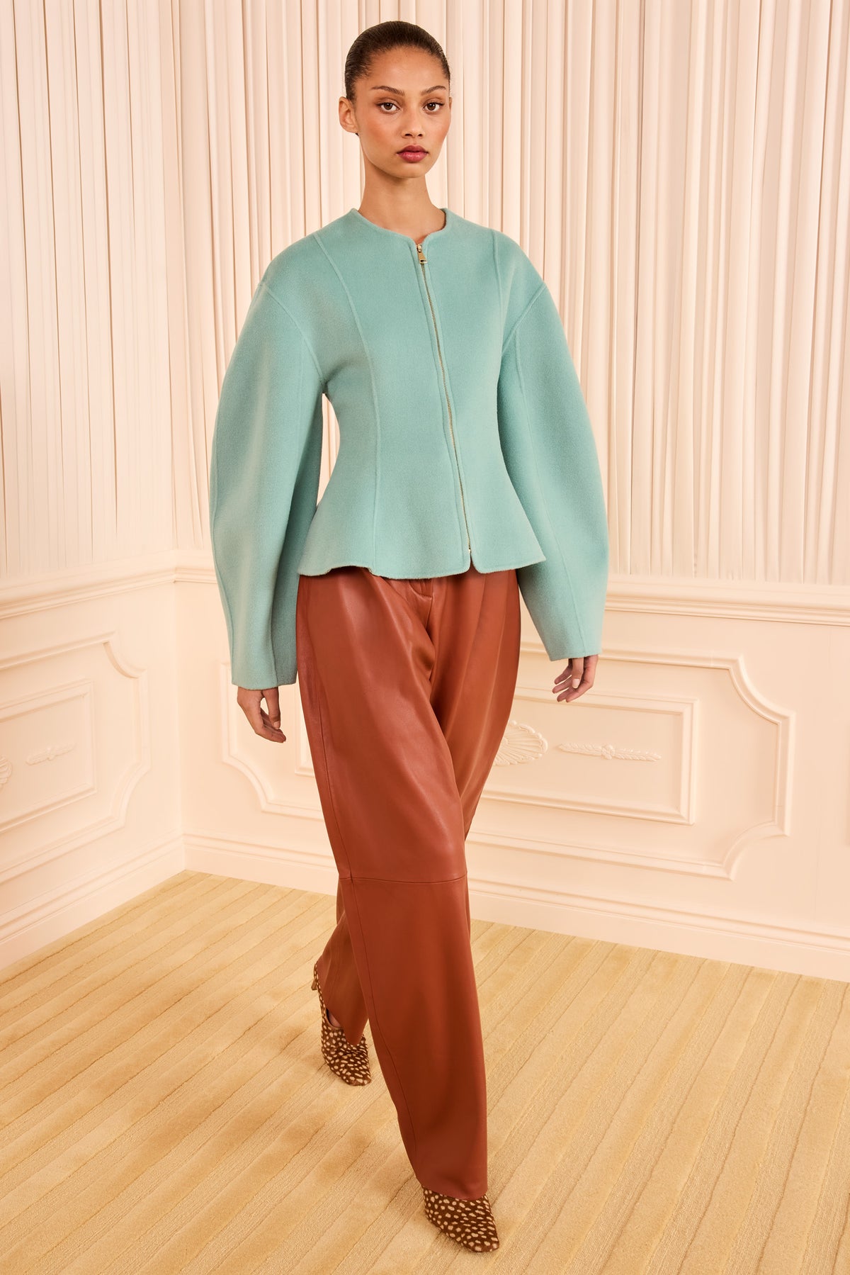 Rana Fitted Zip Jacket - Juniper